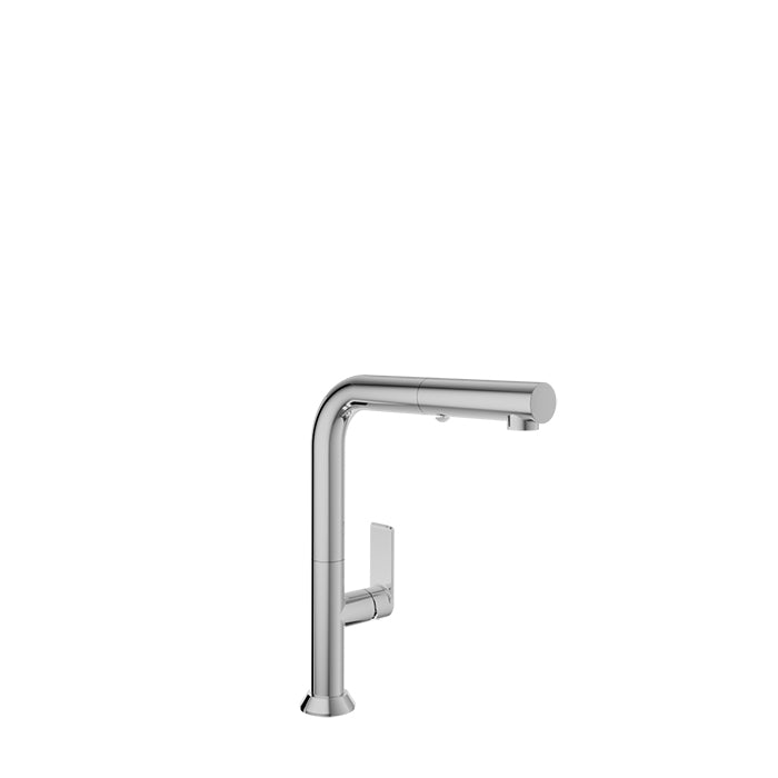 chrome kitchen faucet