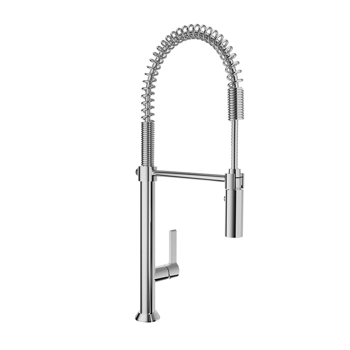 chrome kitchen faucet