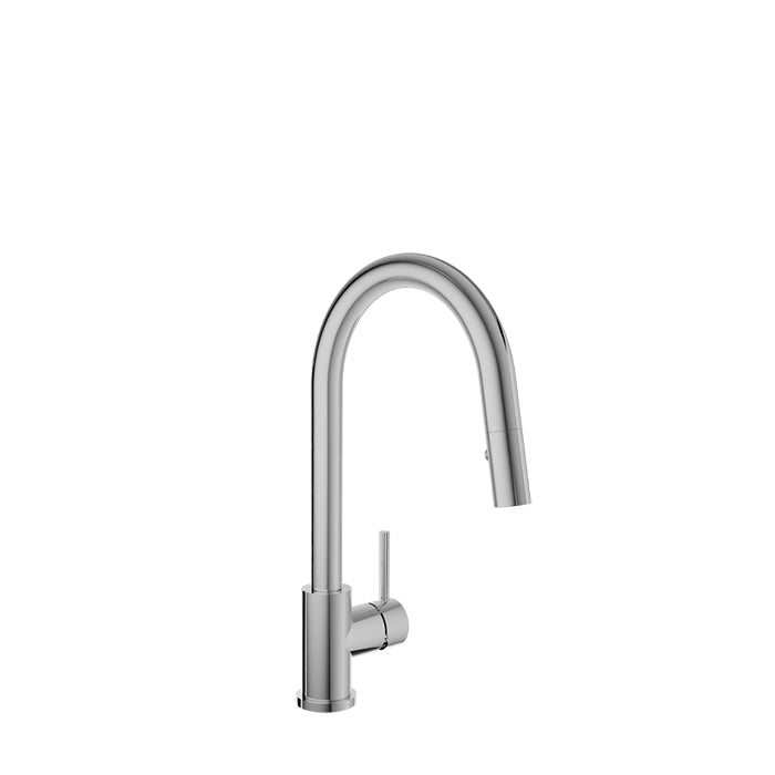 chrome kitchen faucet