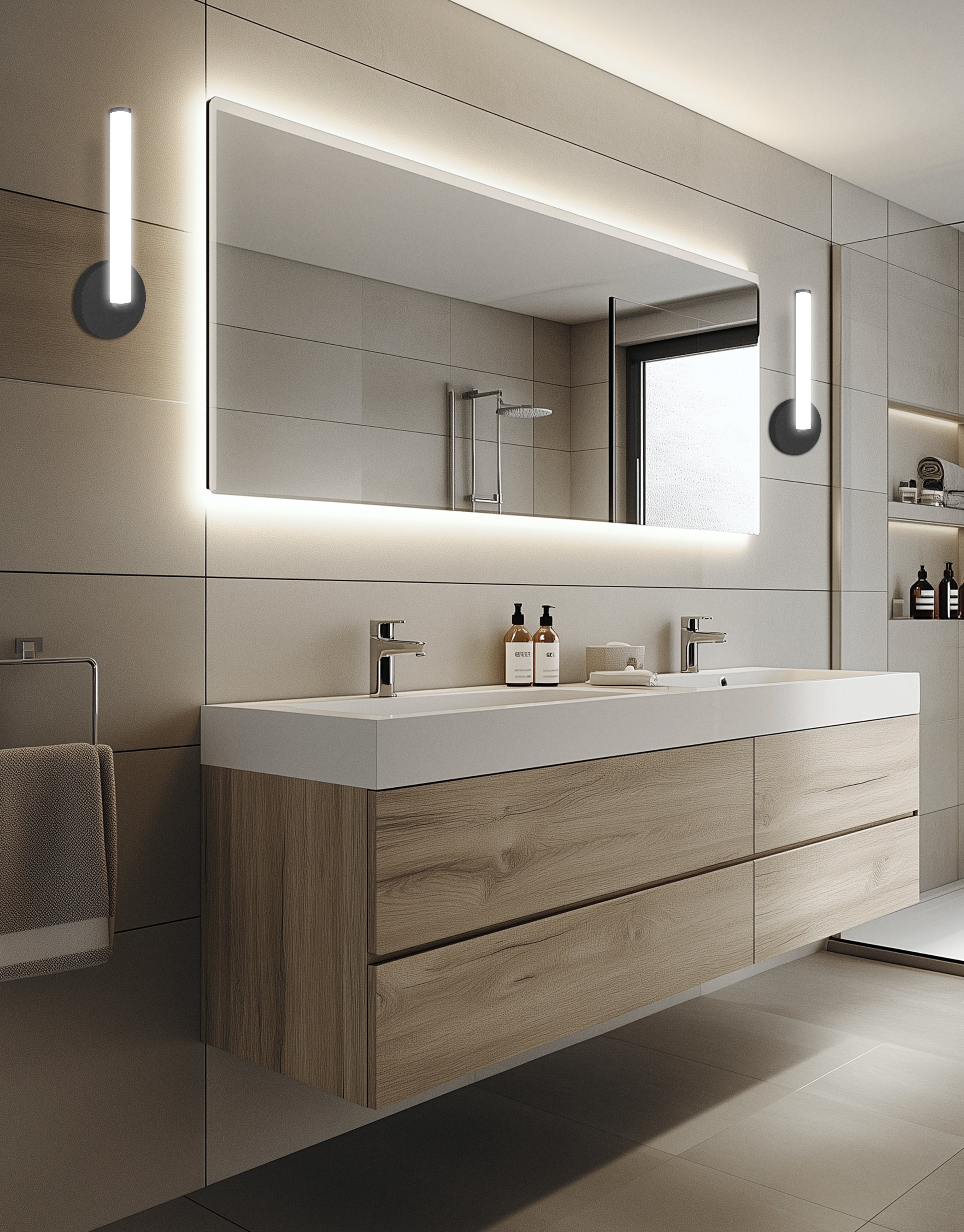 matte black wall sconce