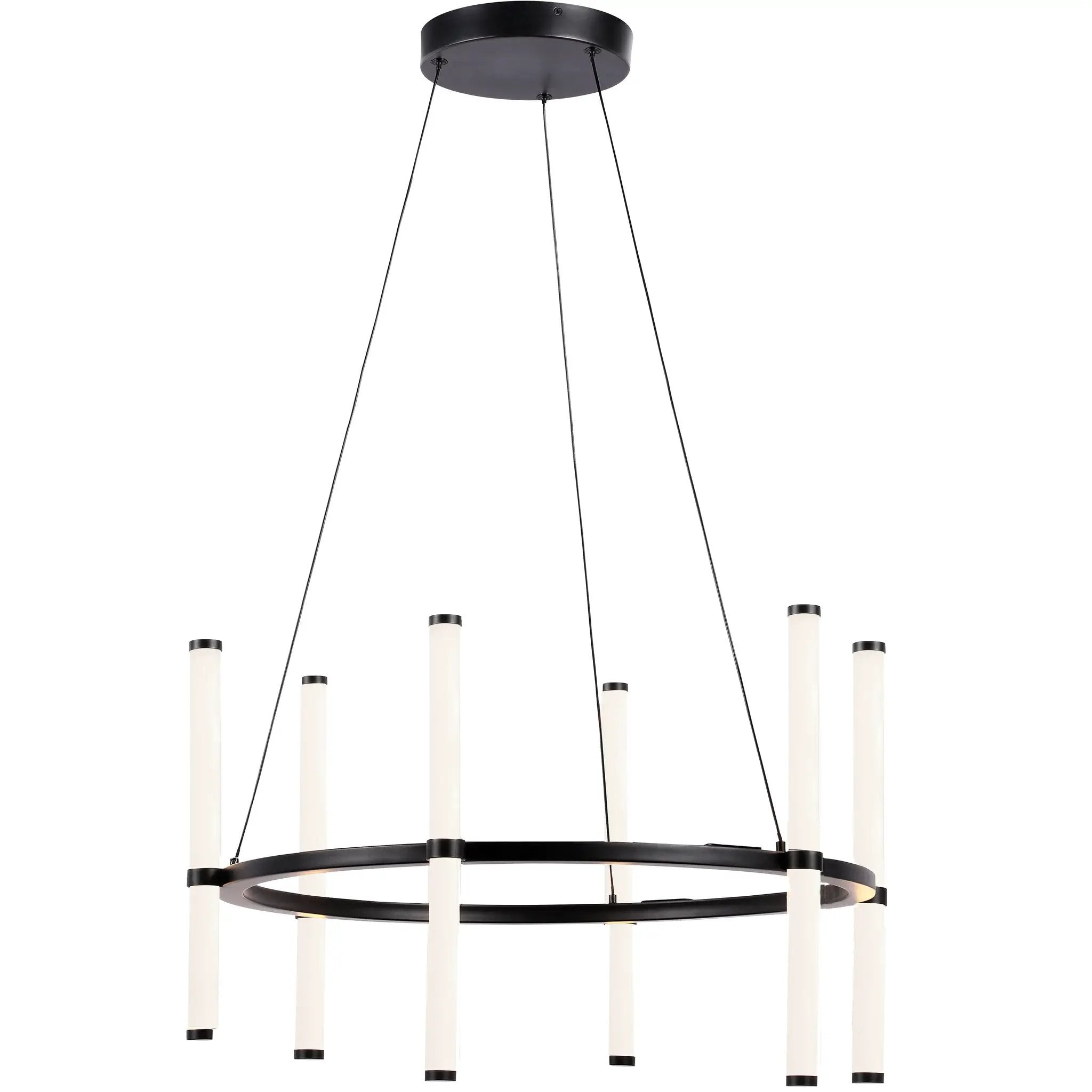 Dainolite 36W Chandelier with White Acrylic Diffuser by Dainolite