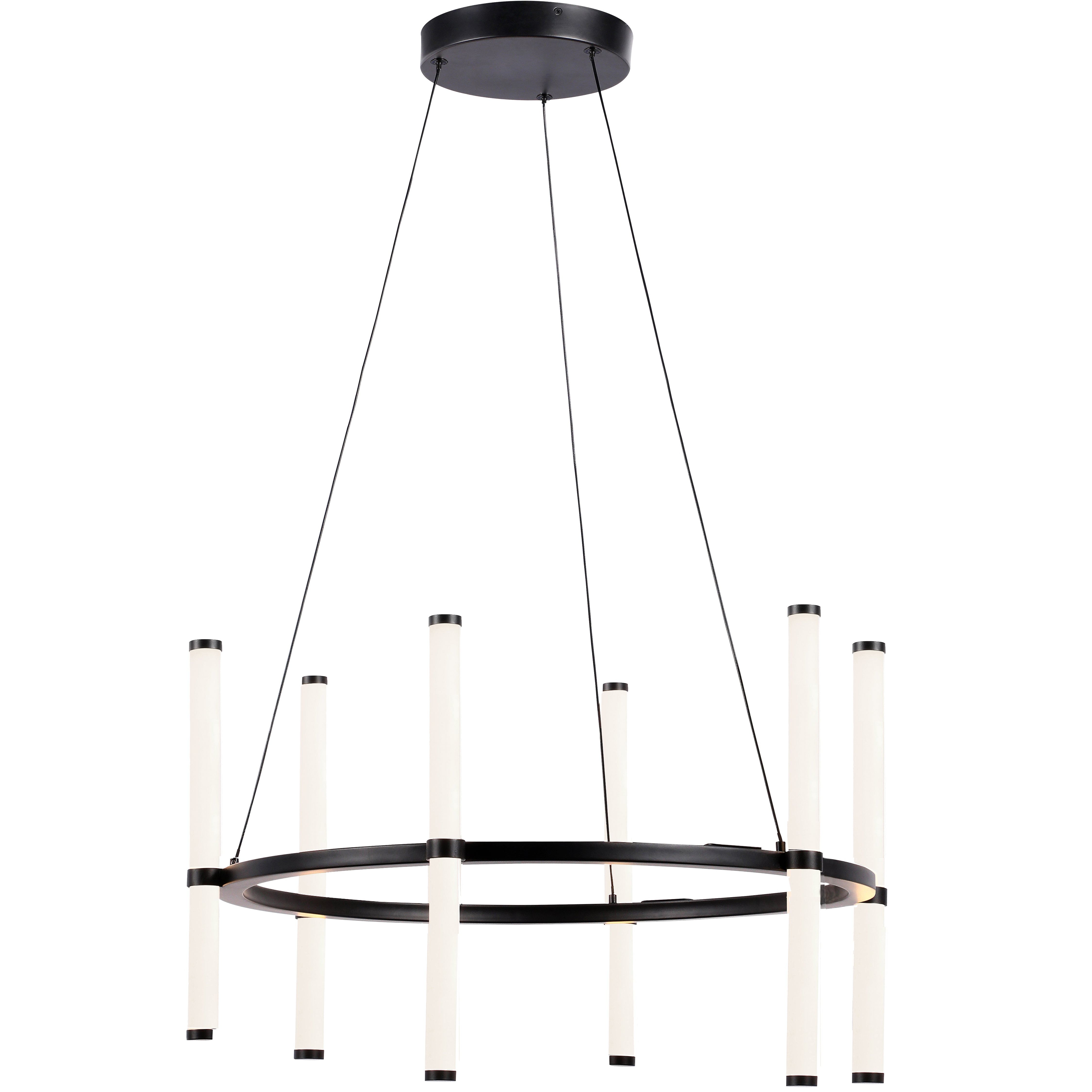 Dainolite 36W Chandelier with White Acrylic Diffuser