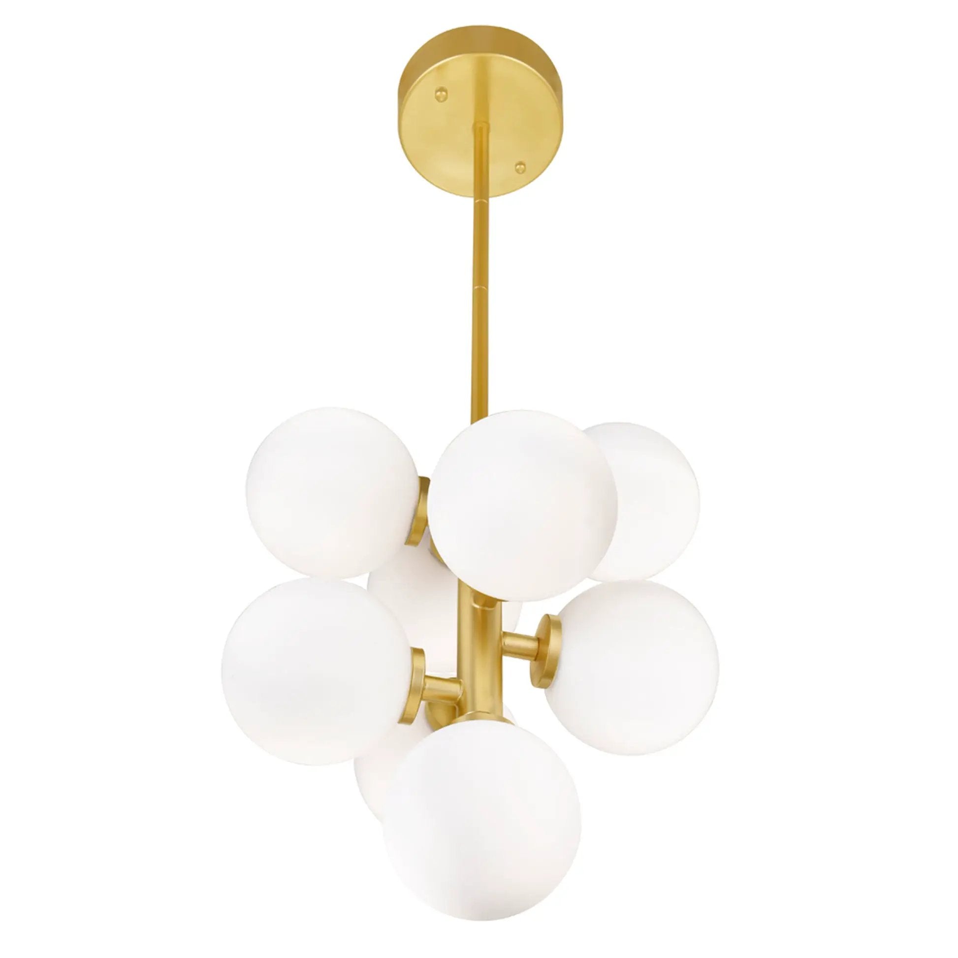satin gold mount base