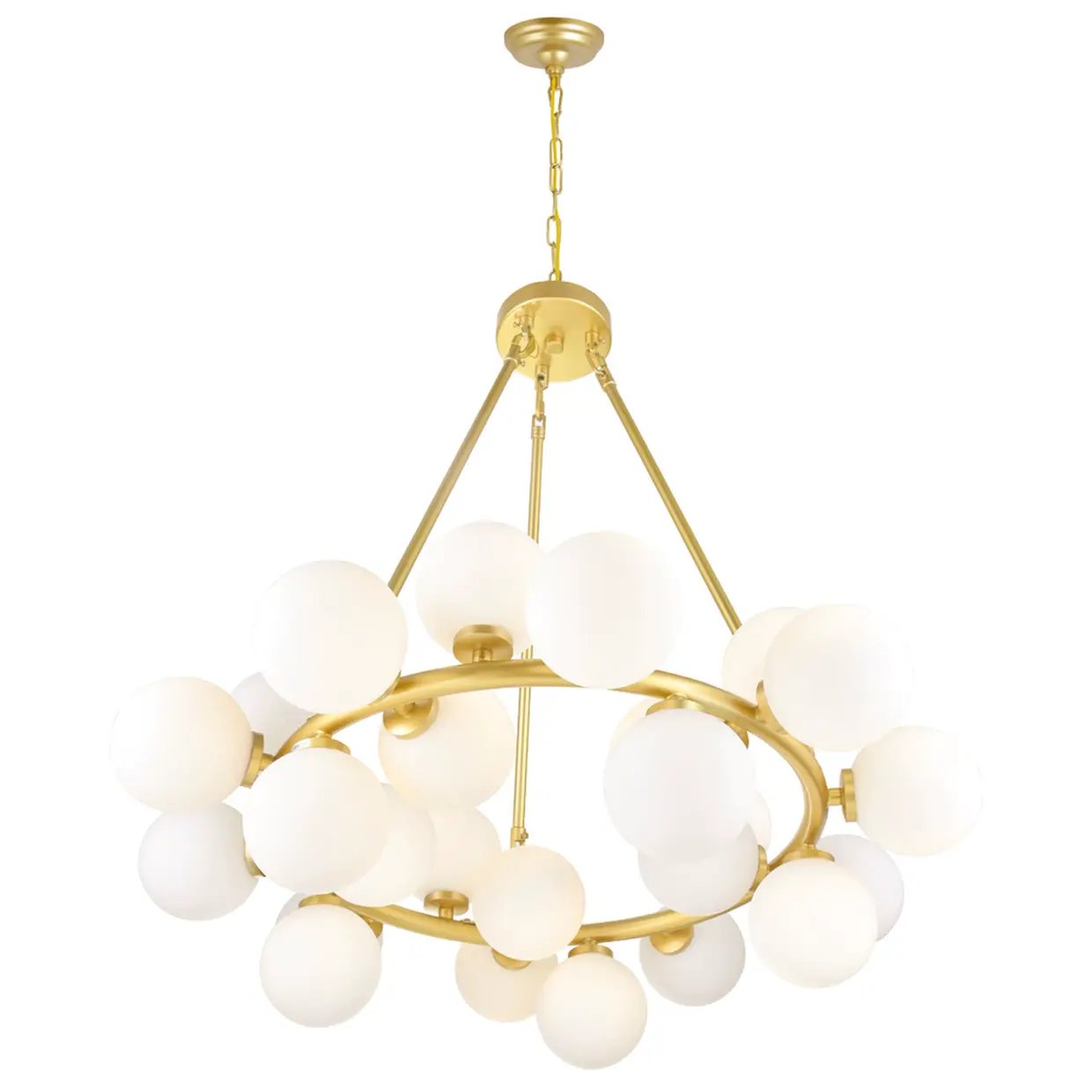 satin gold mount base