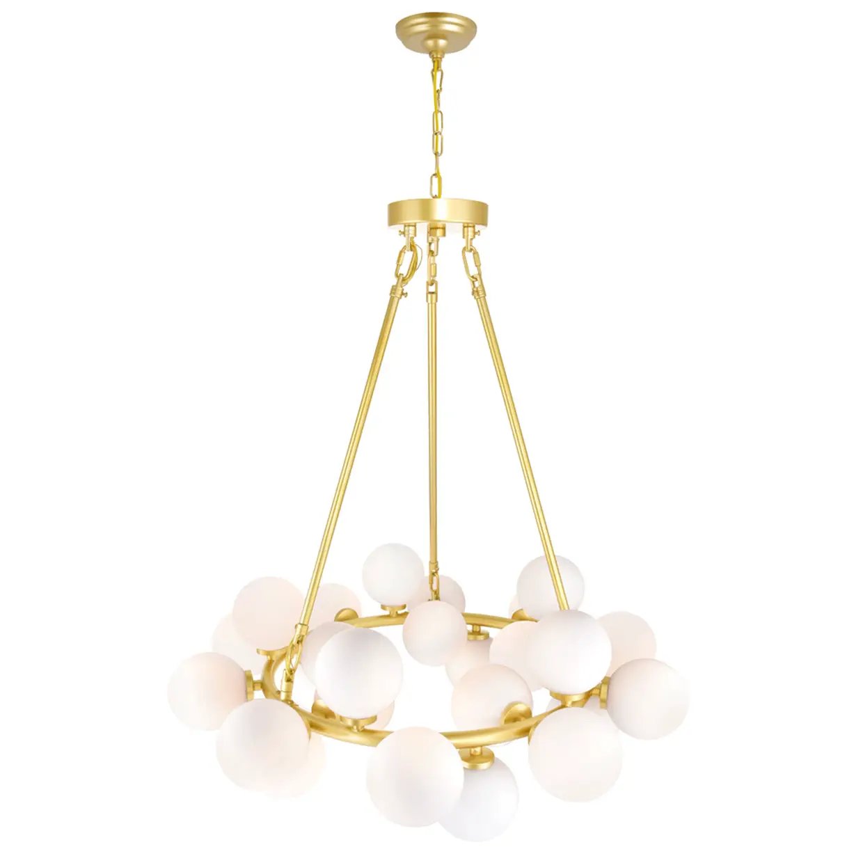 satin gold mount base