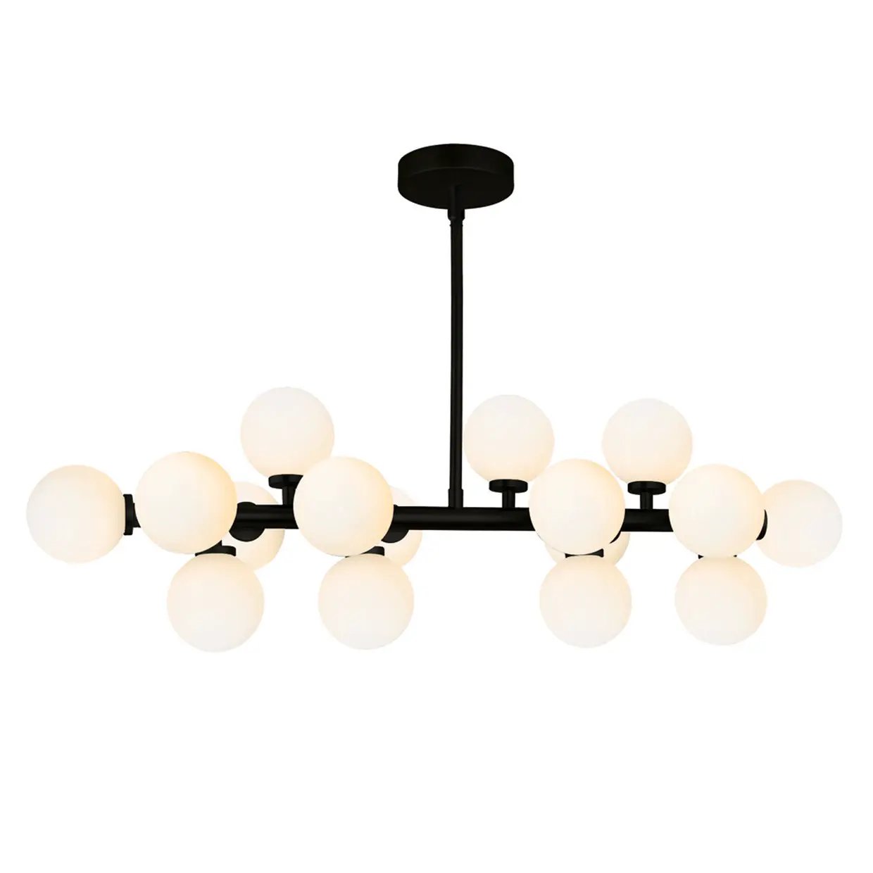 black chandelier