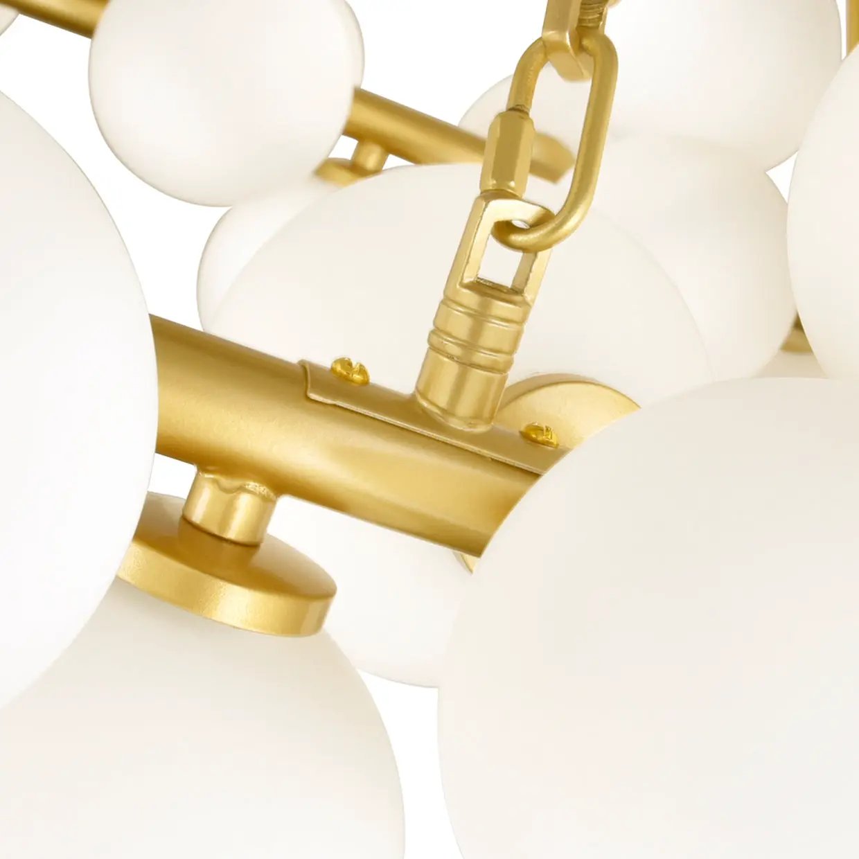 satin gold mount base