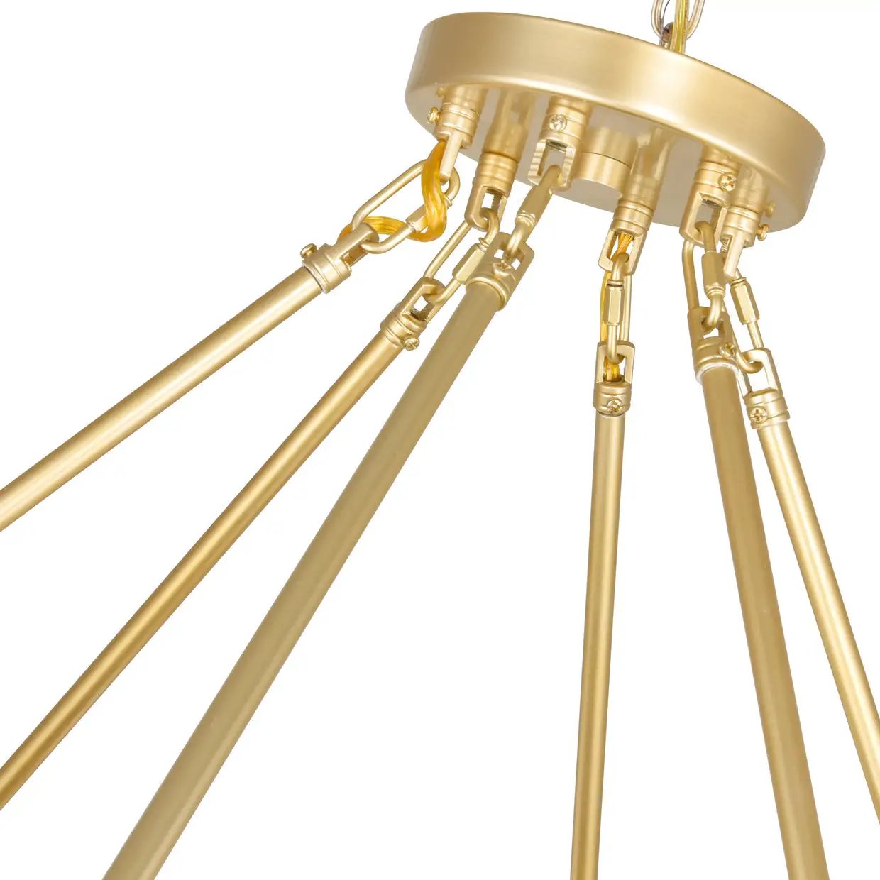 satin gold mount base