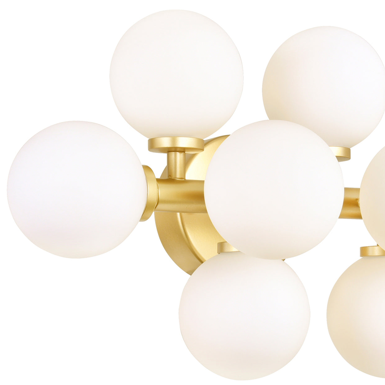 satin gold mount base