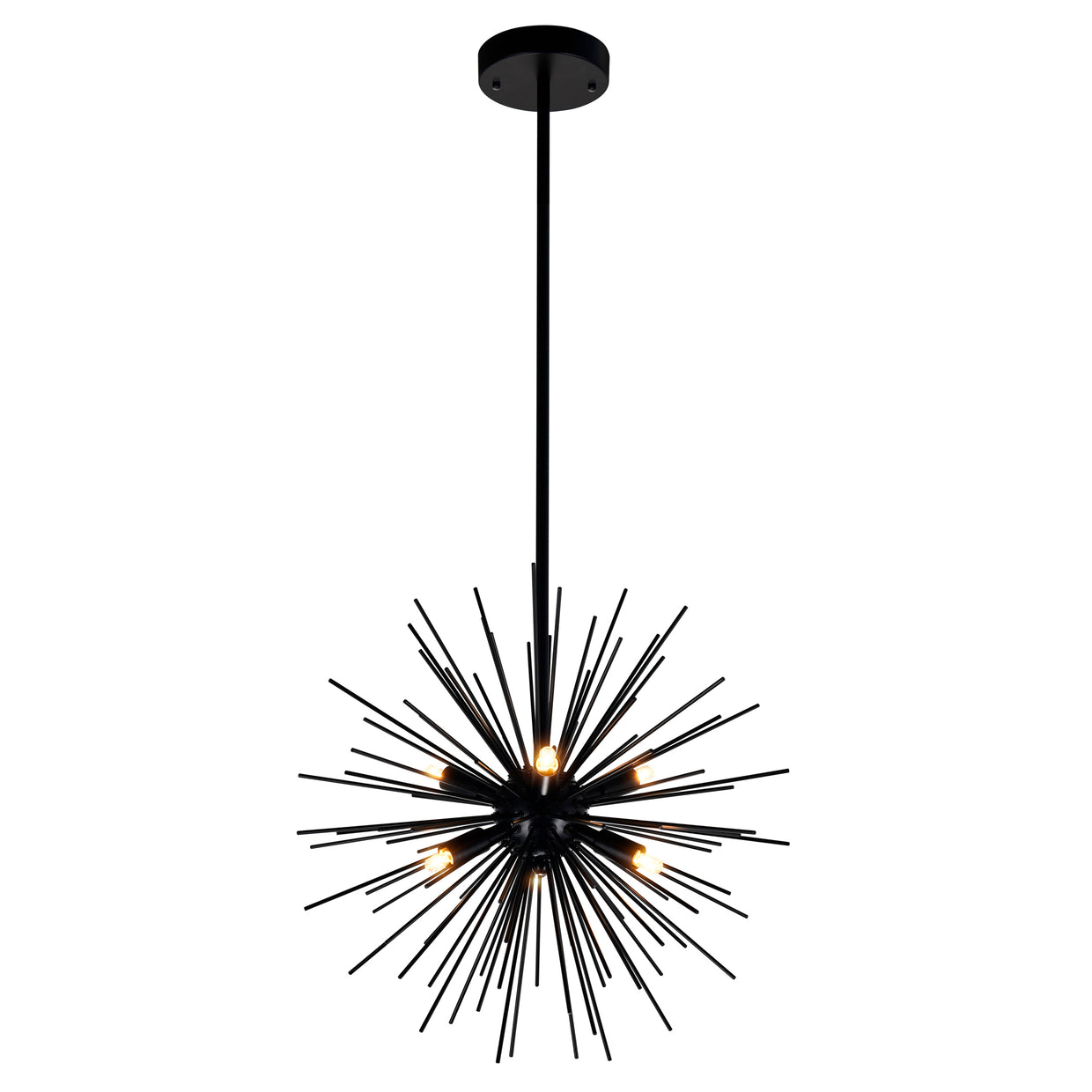 black chandelier