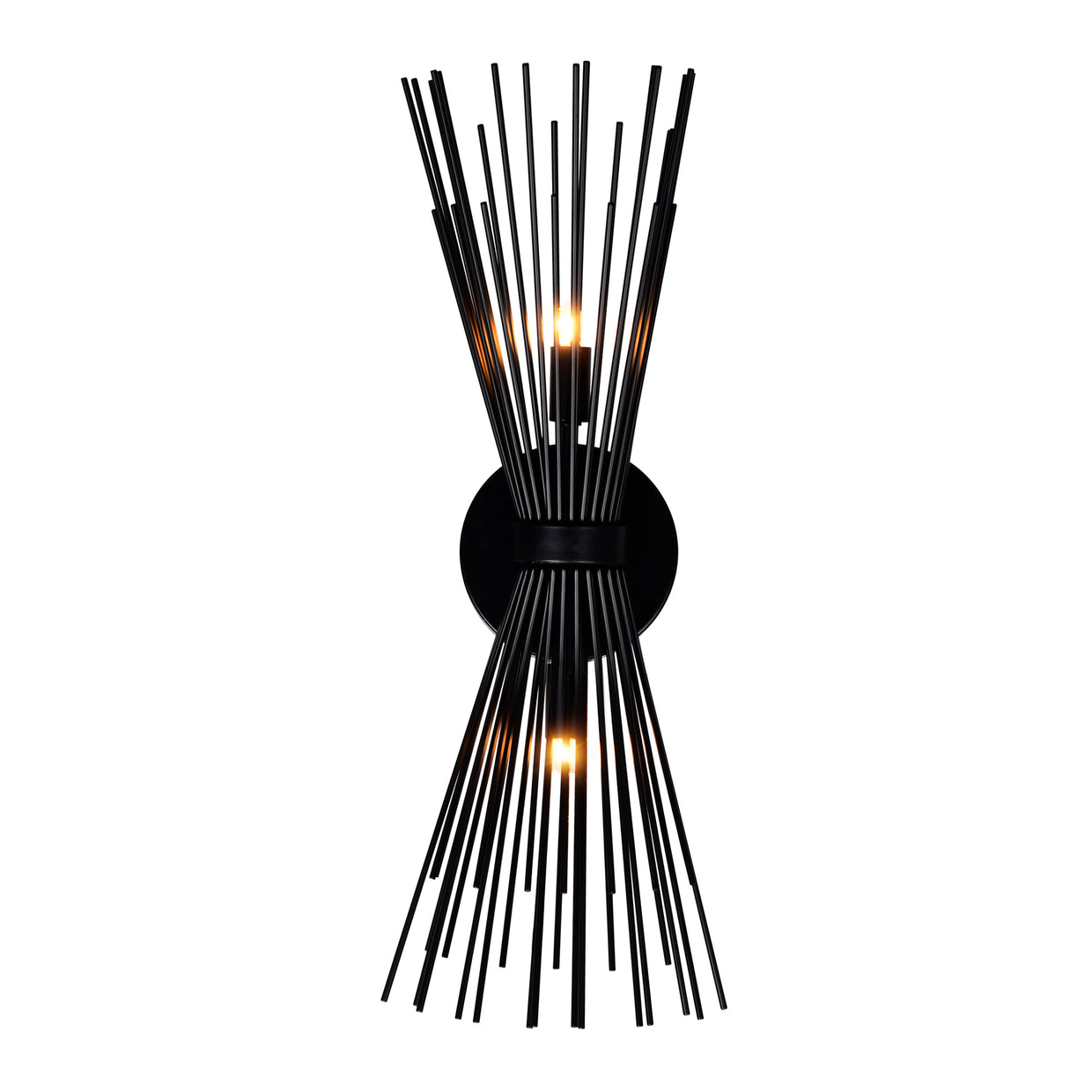 black wall sconce