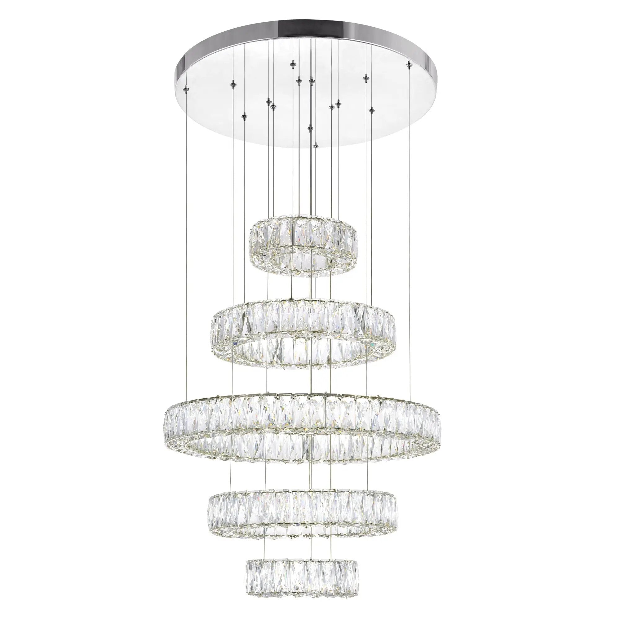 chrome chandelier