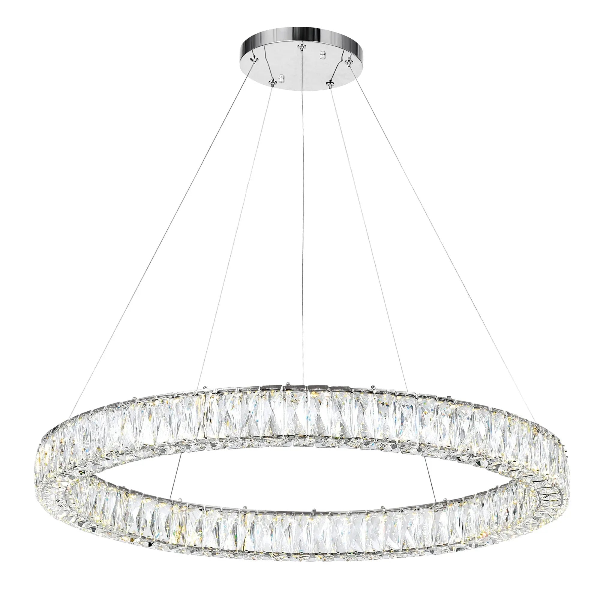 chrome chandelier