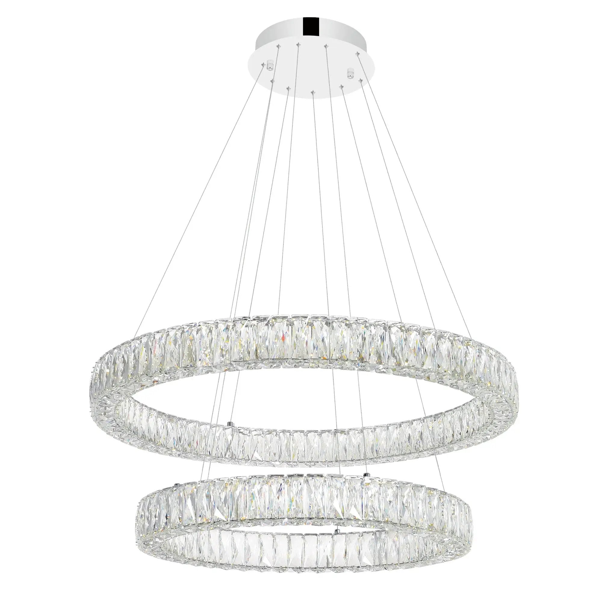 chrome chandelier