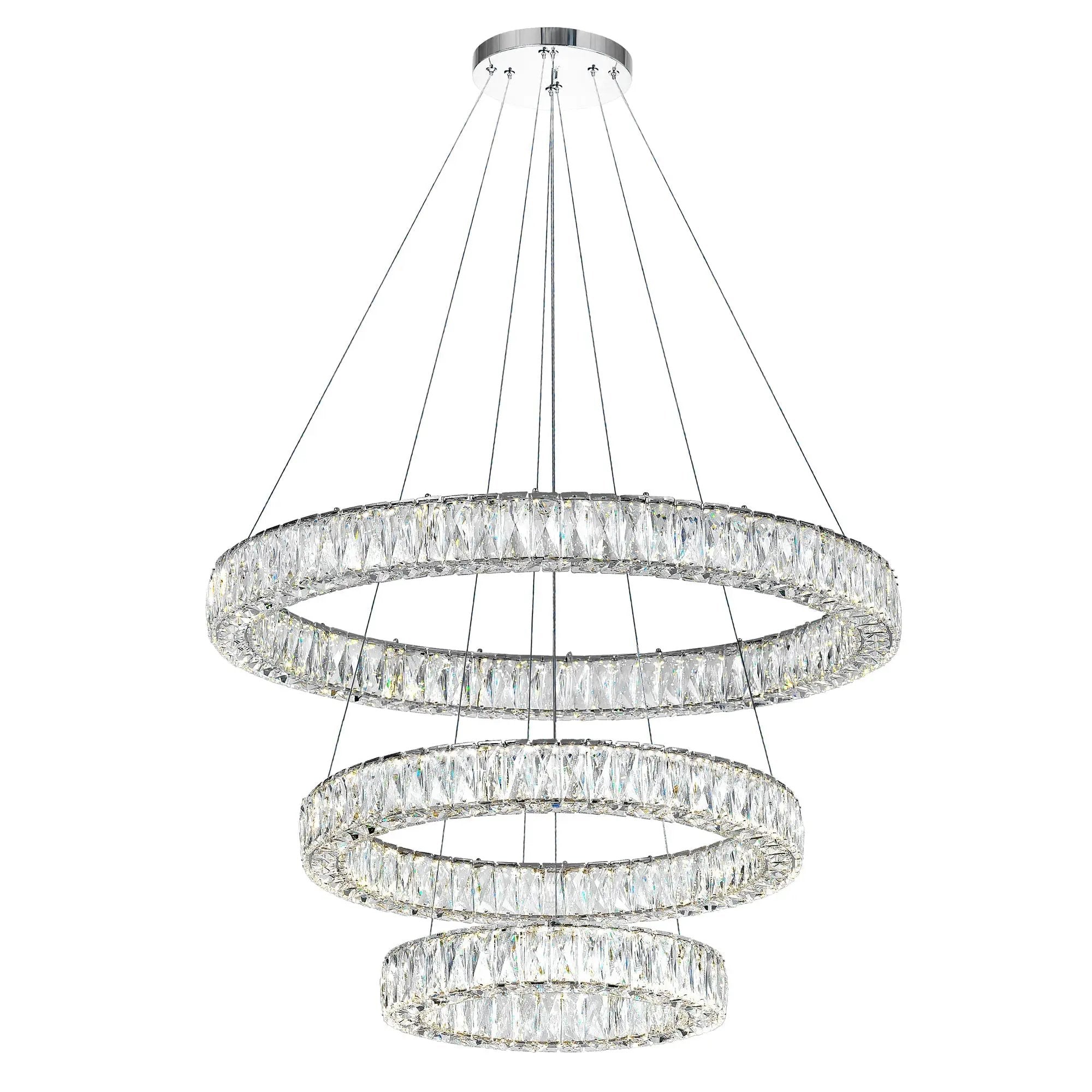 chrome chandelier