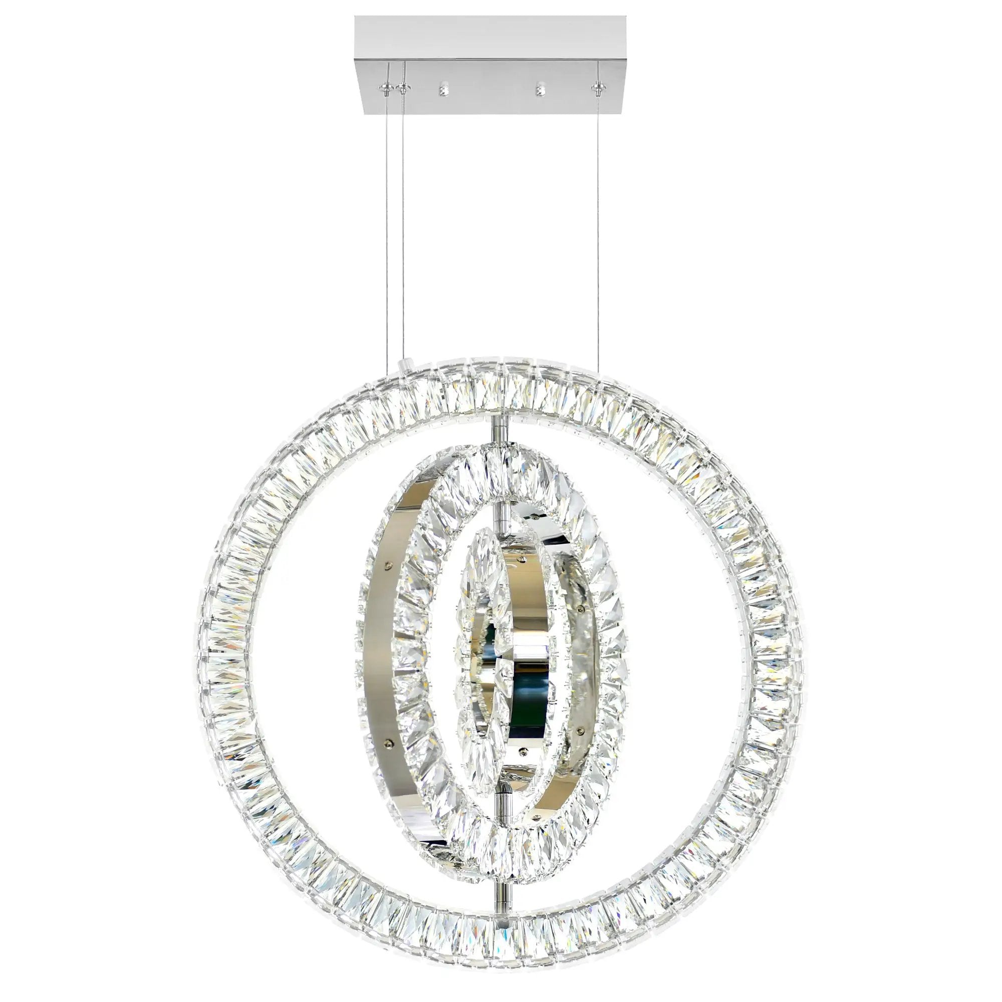 chrome chandelier