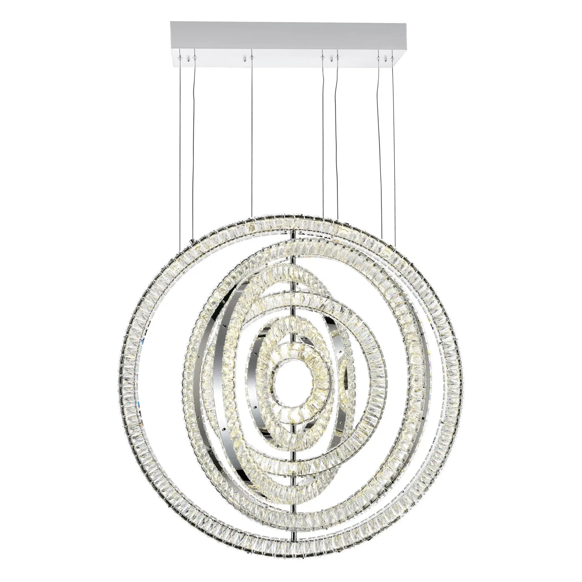 chrome chandelier