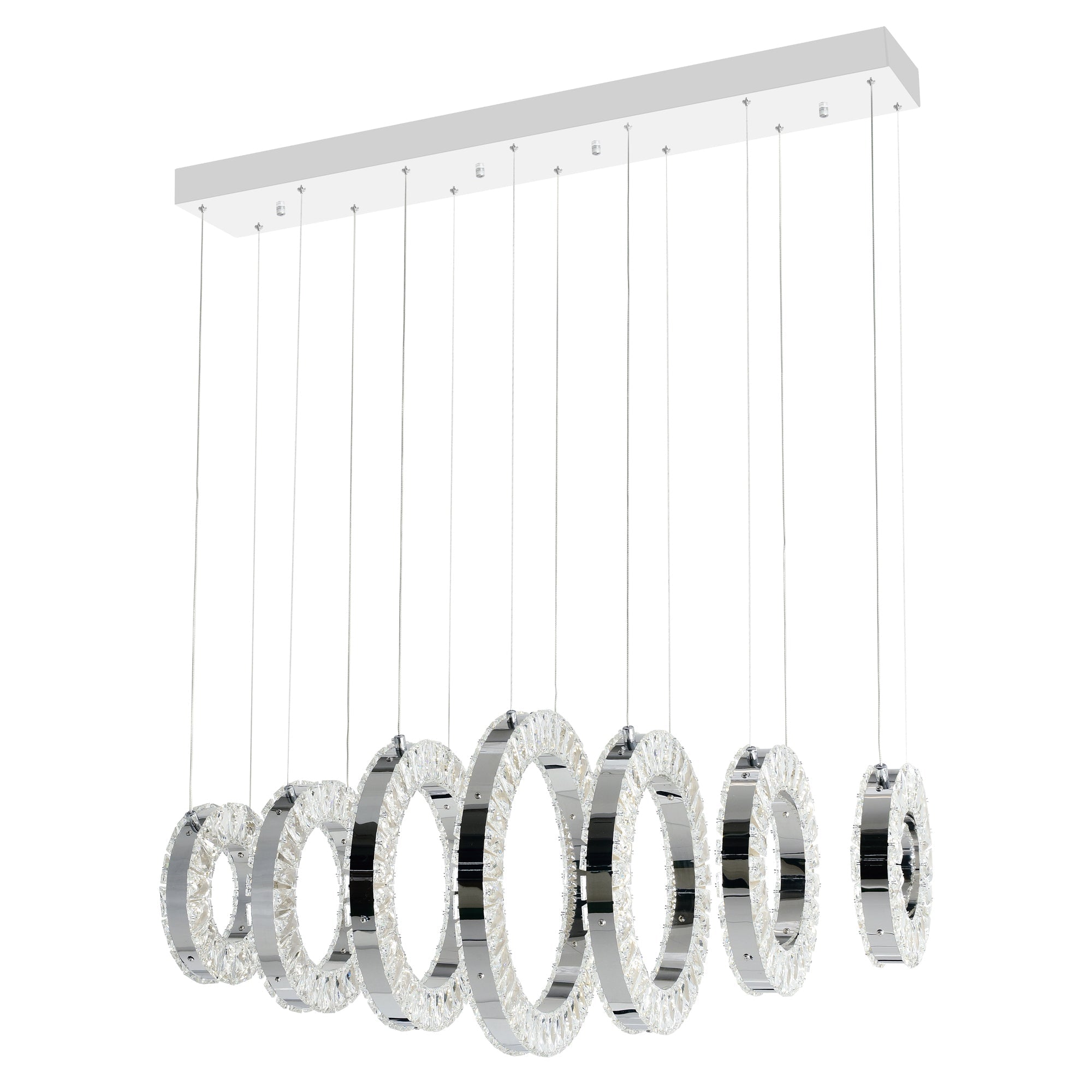 chrome chandelier