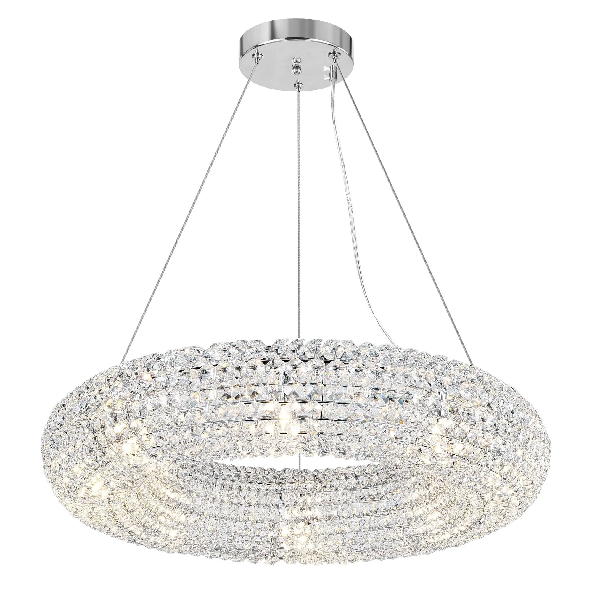 chrome chandelier