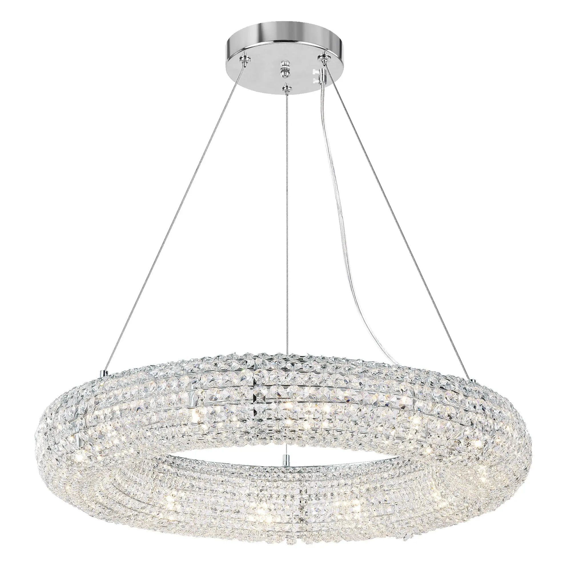 chrome chandelier