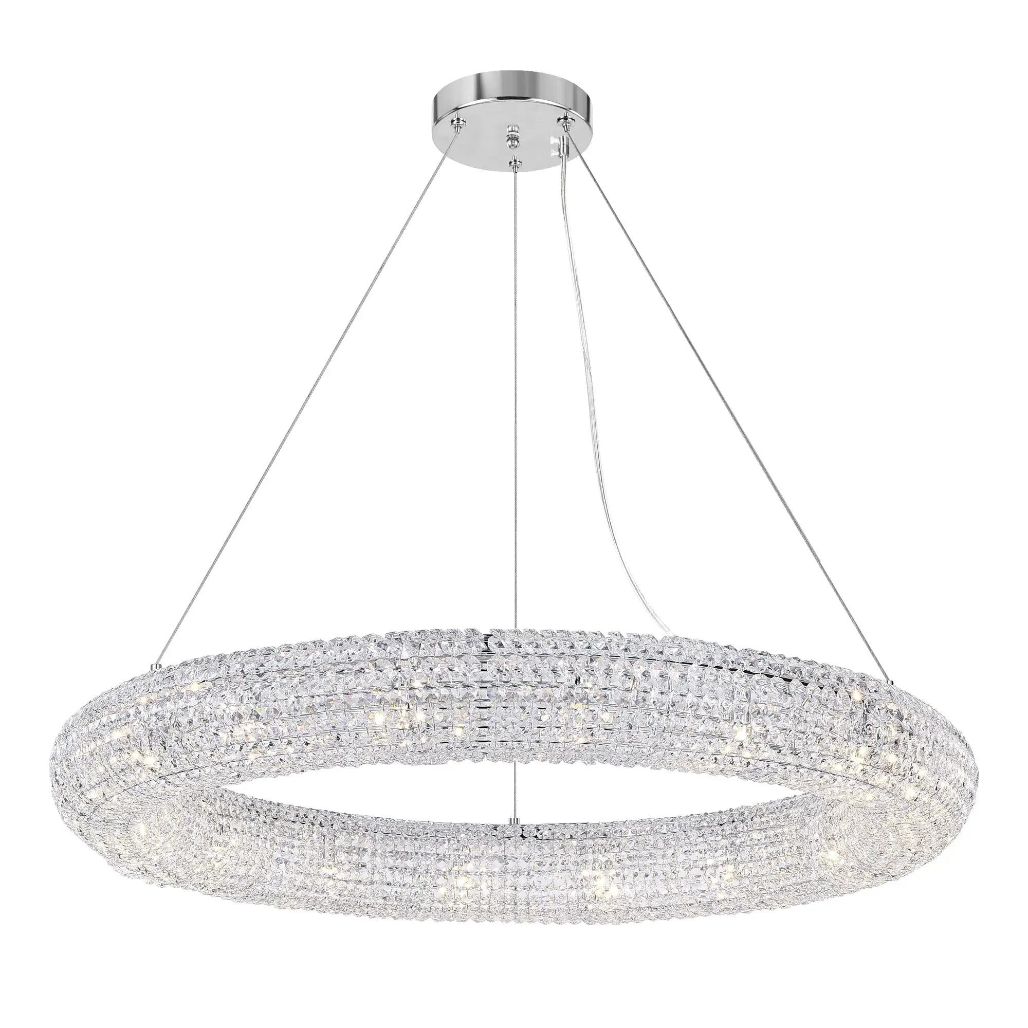 chrome chandelier