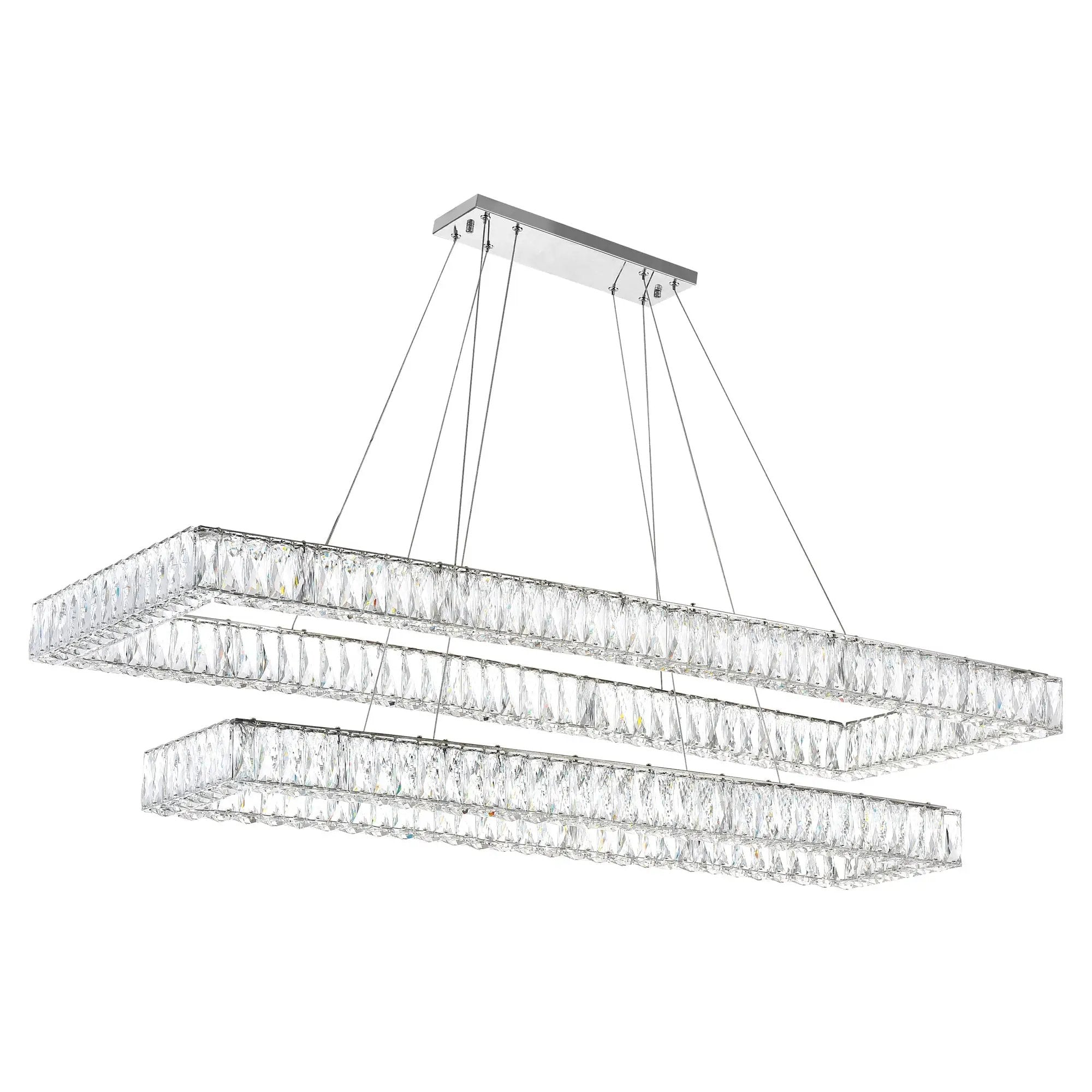 chrome chandelier