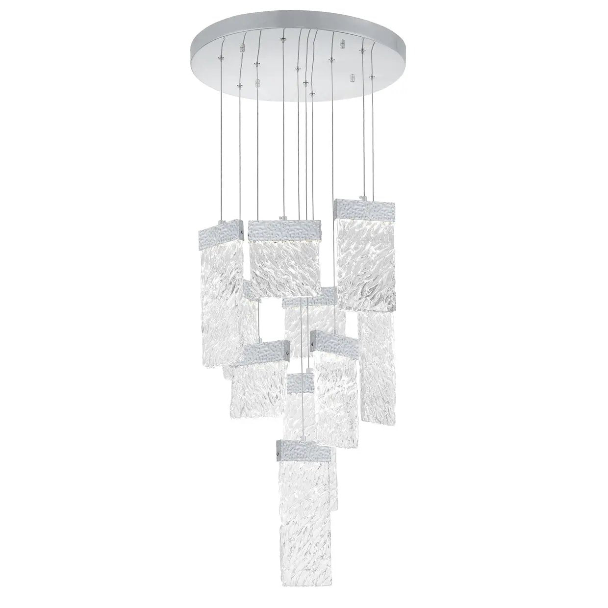 pewter chandelier
