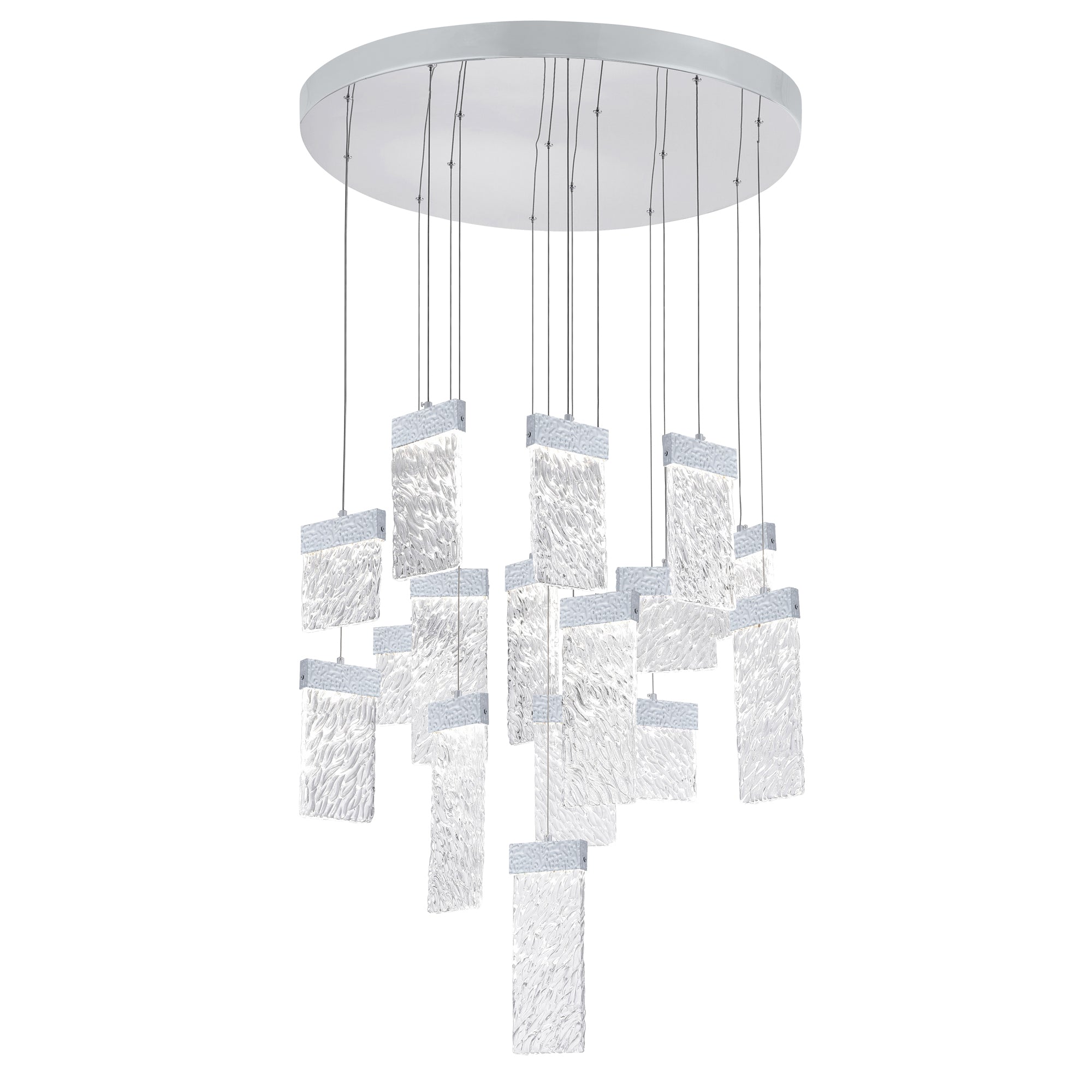 pewter chandelier