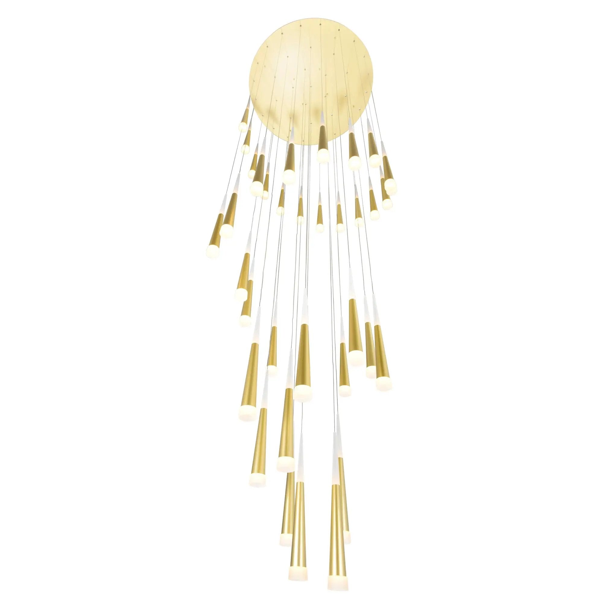 satin gold mount base