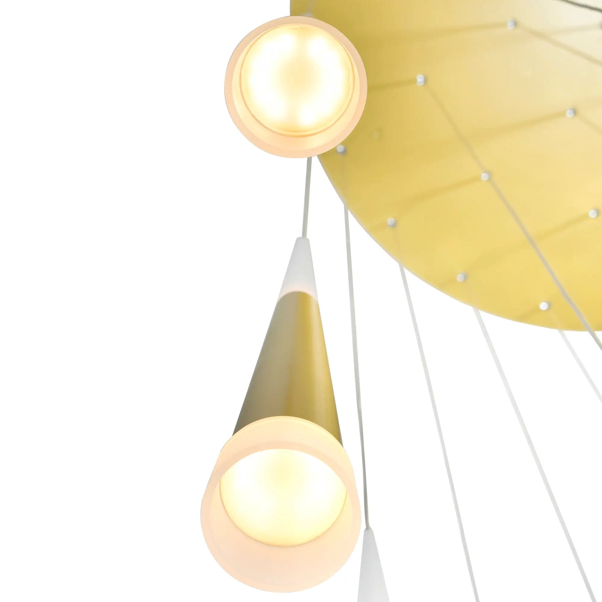 satin gold mount base