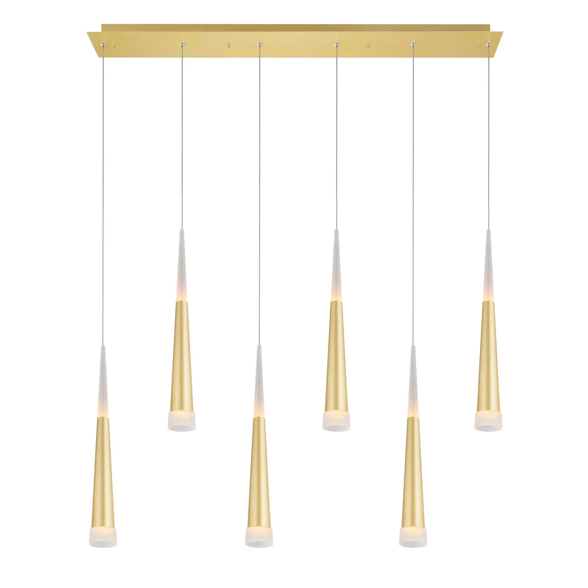 satin gold mount base