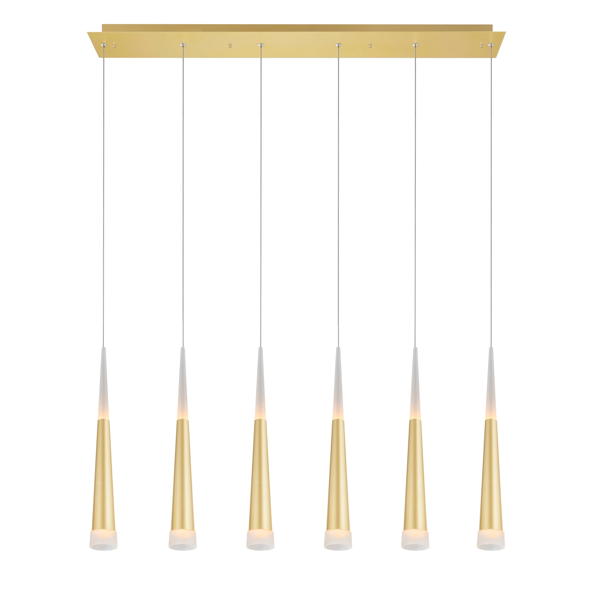 satin gold table light