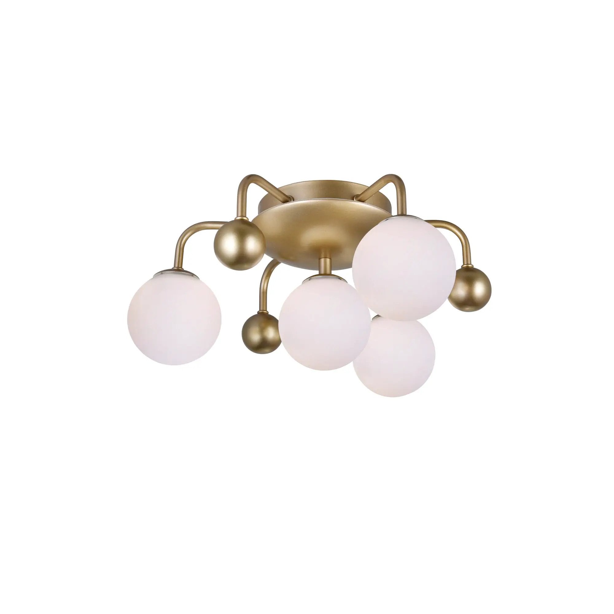 sun gold flush mount light