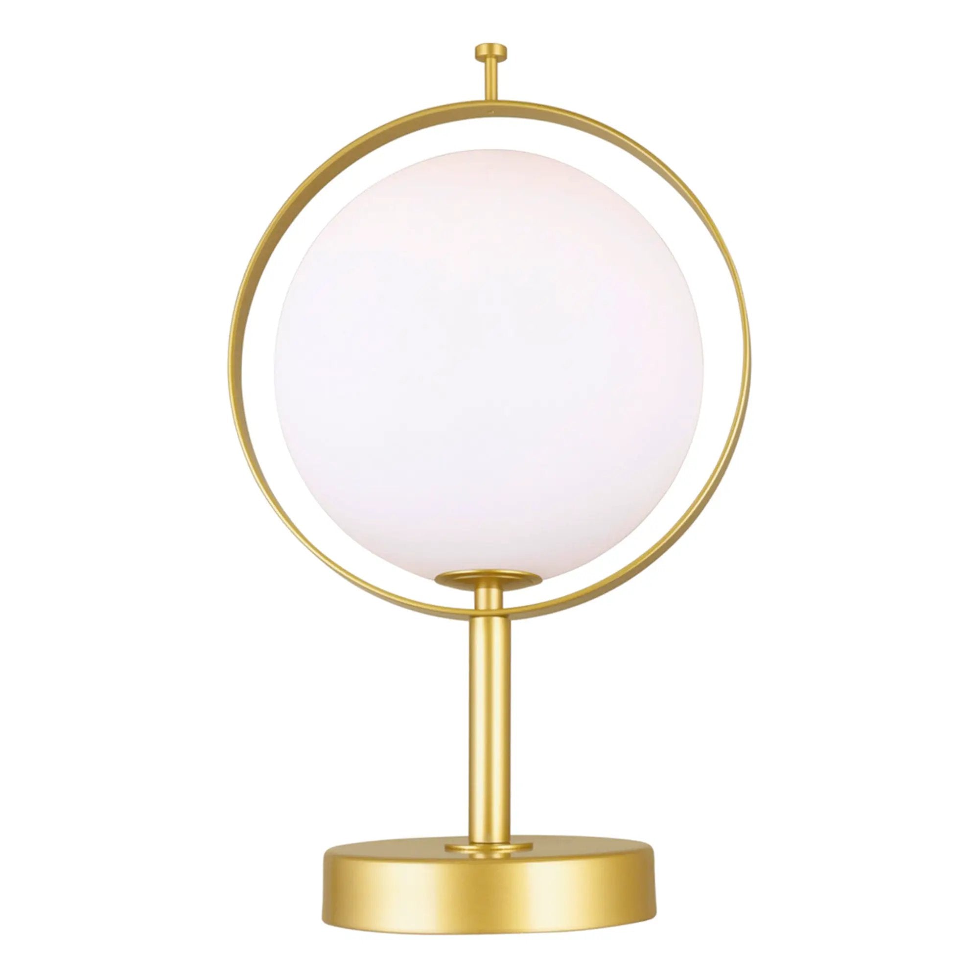 brass table lamp