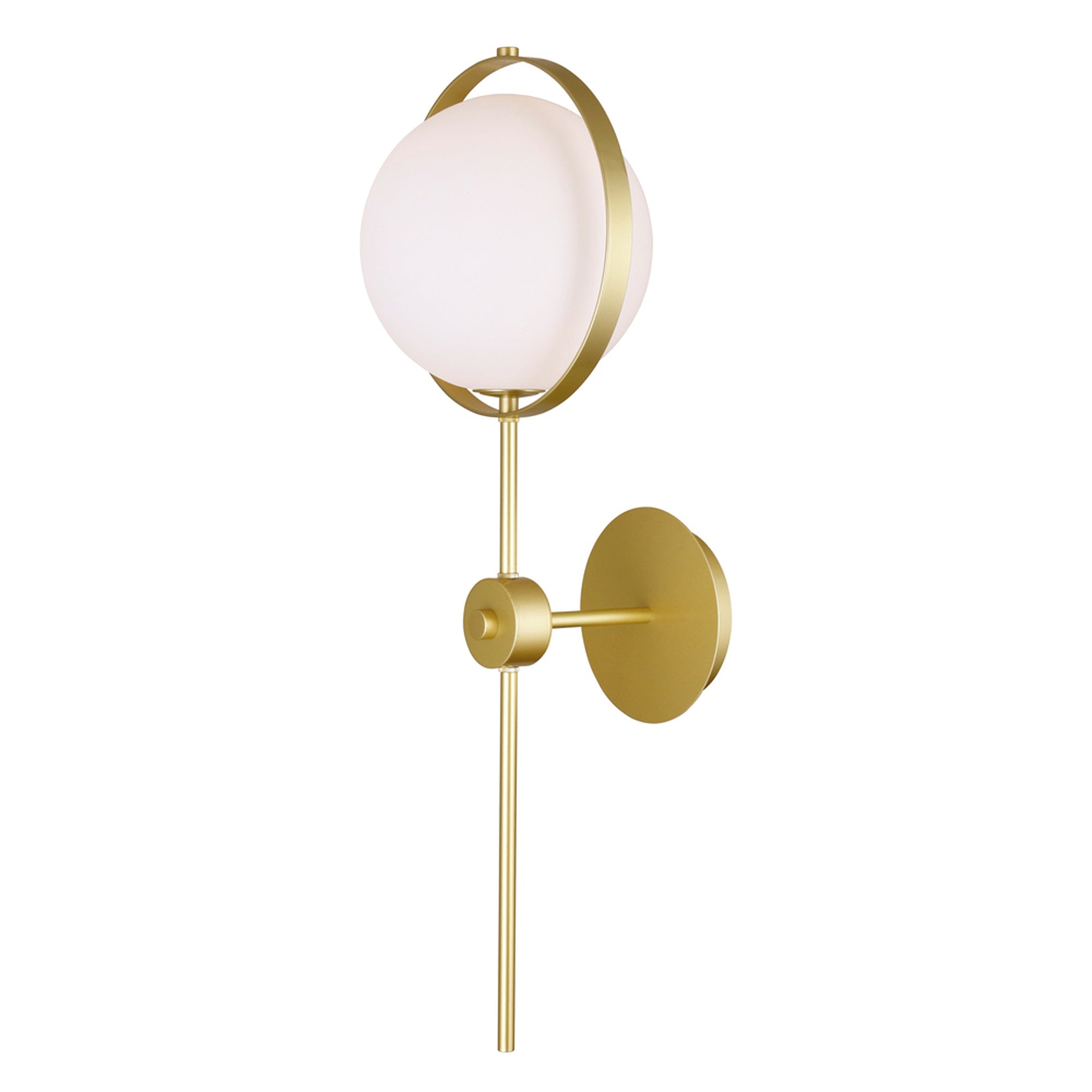 brass wall light