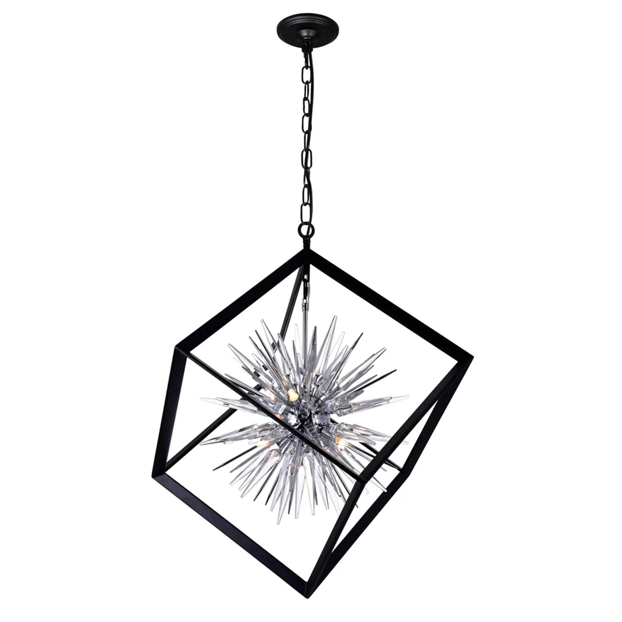 chrome & black mount base