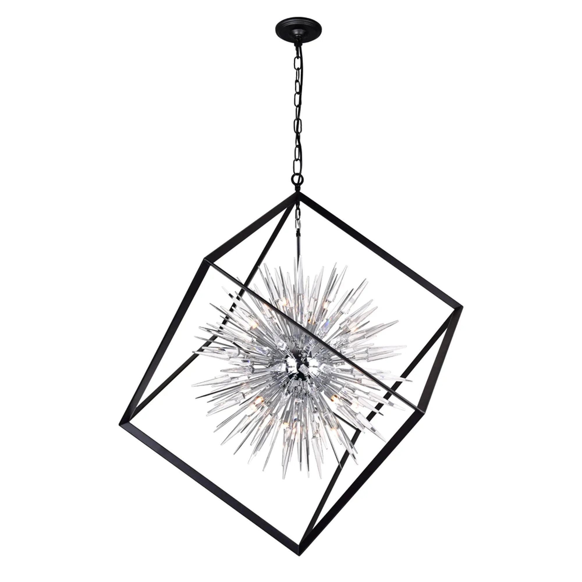 chrome & black mount base