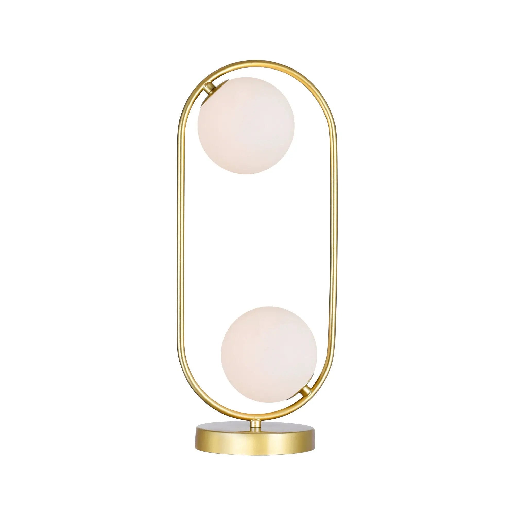 medallion gold lamp