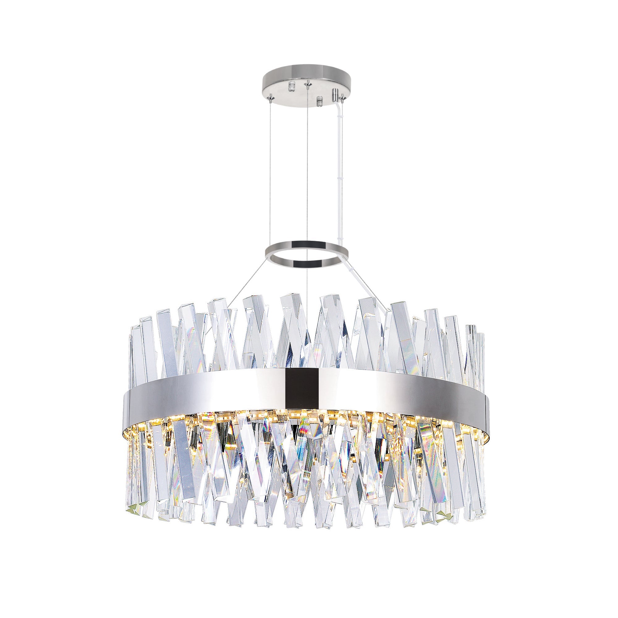 chrome chandelier