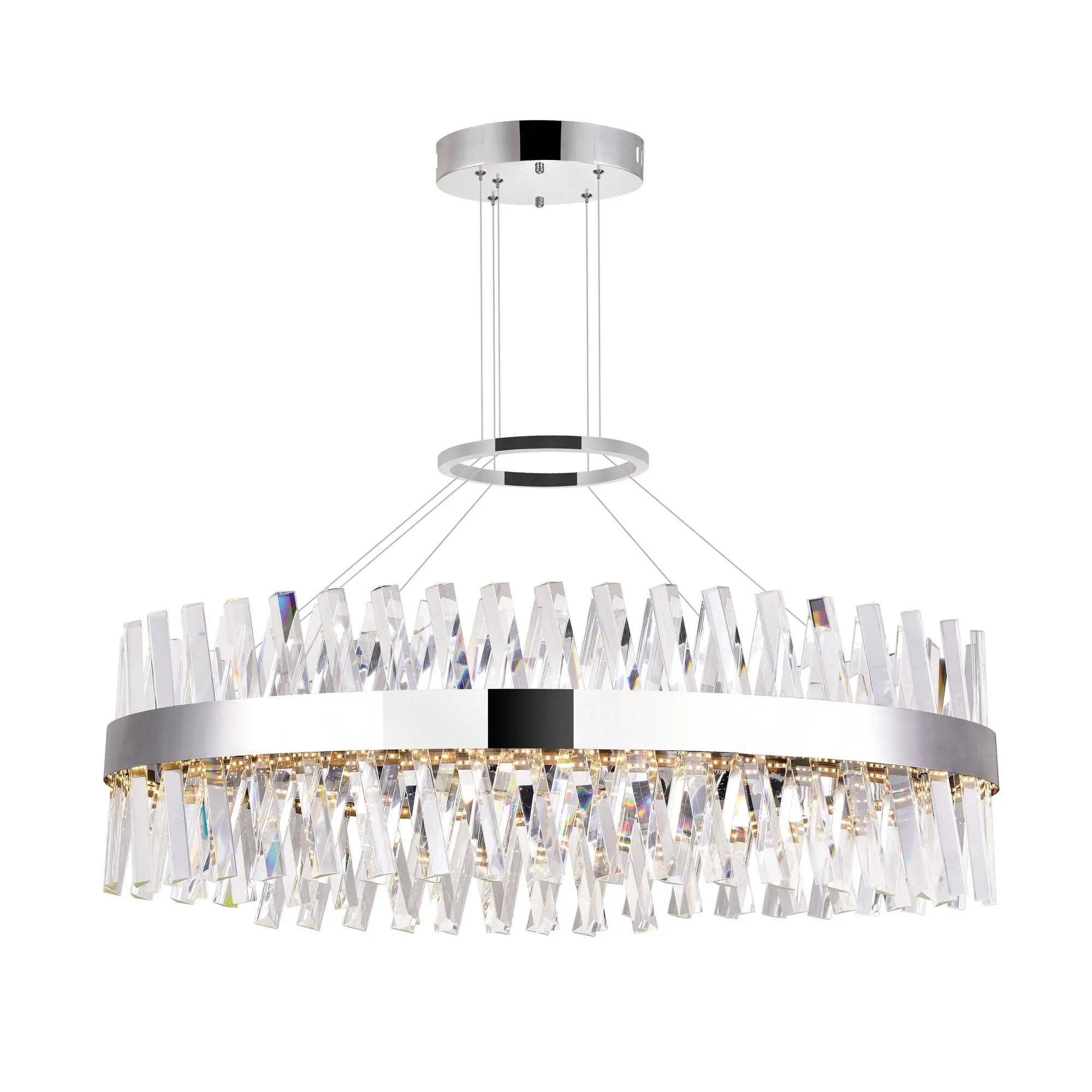 chrome chandelier