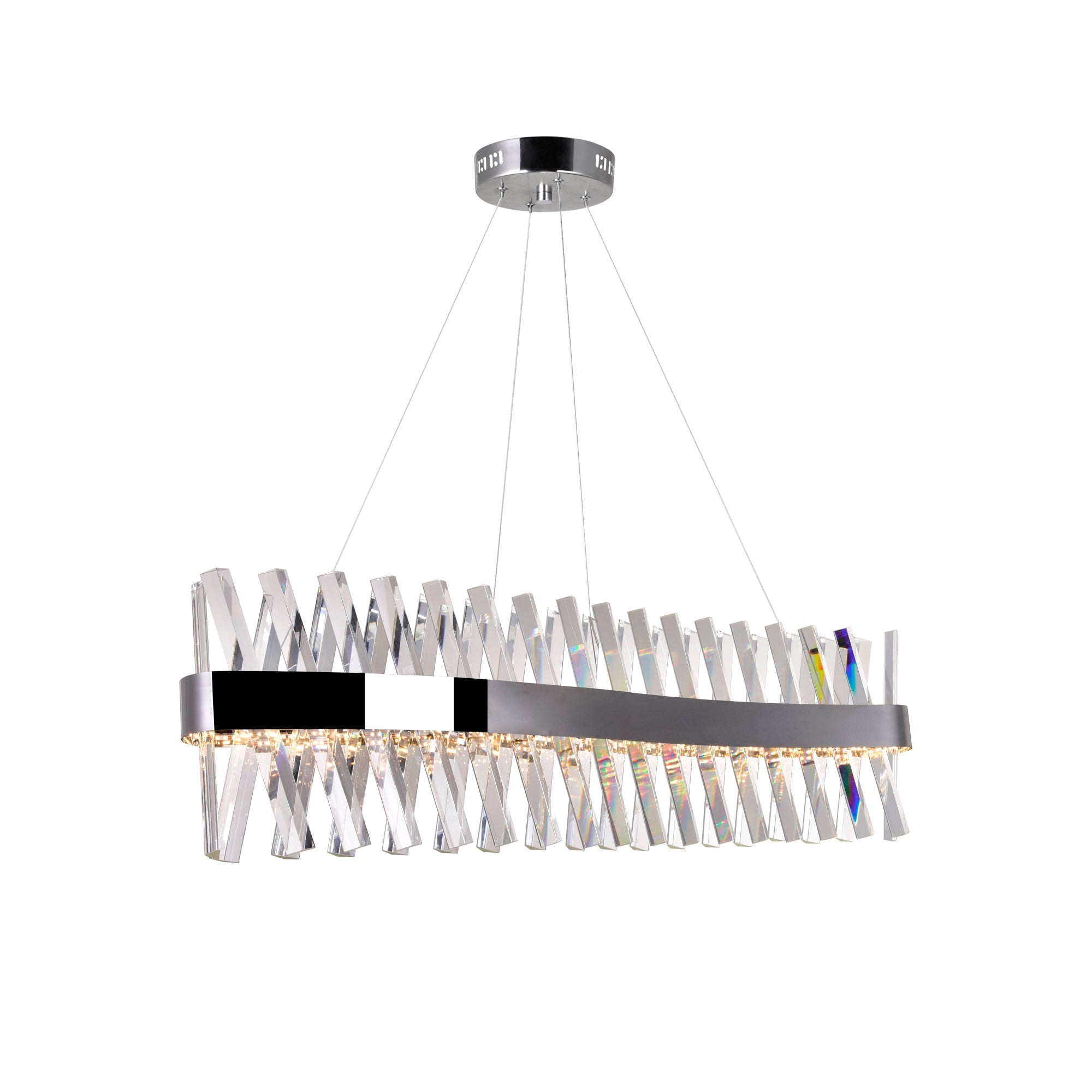 chrome chandelier
