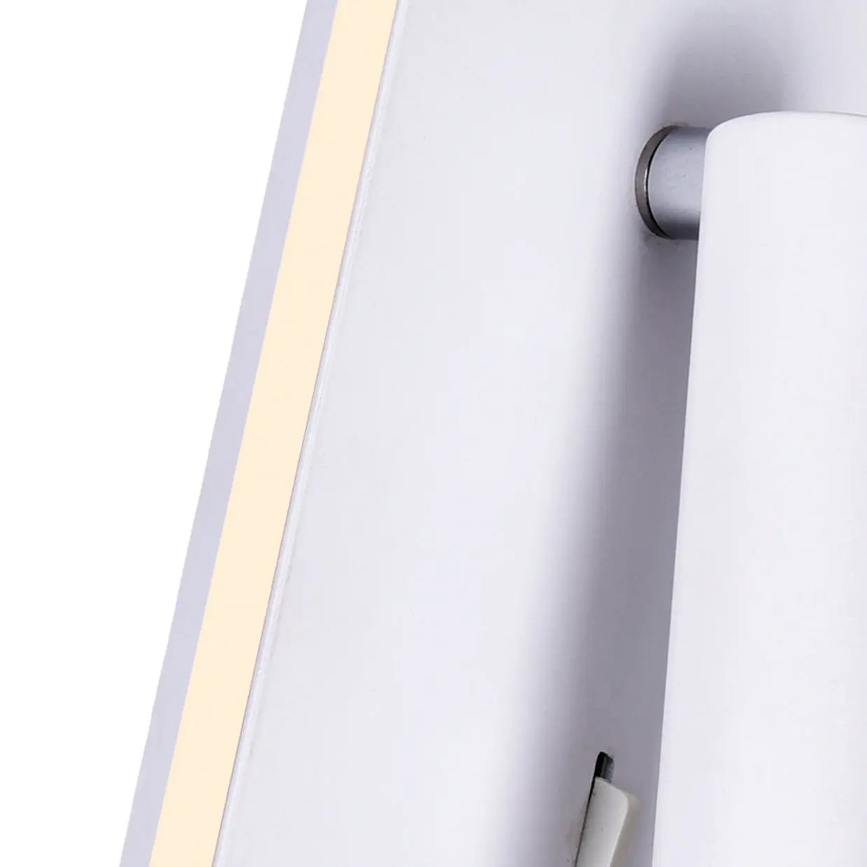 matte white mount base