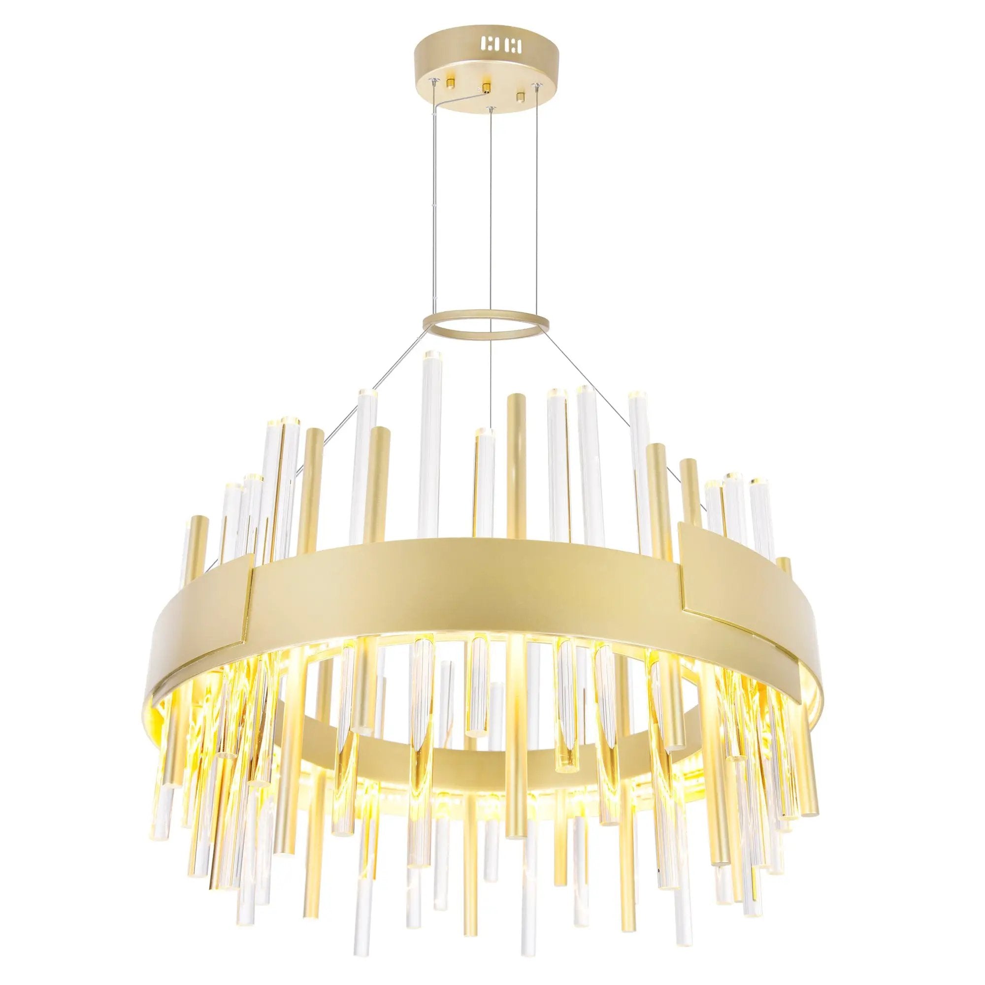 satin gold mount base