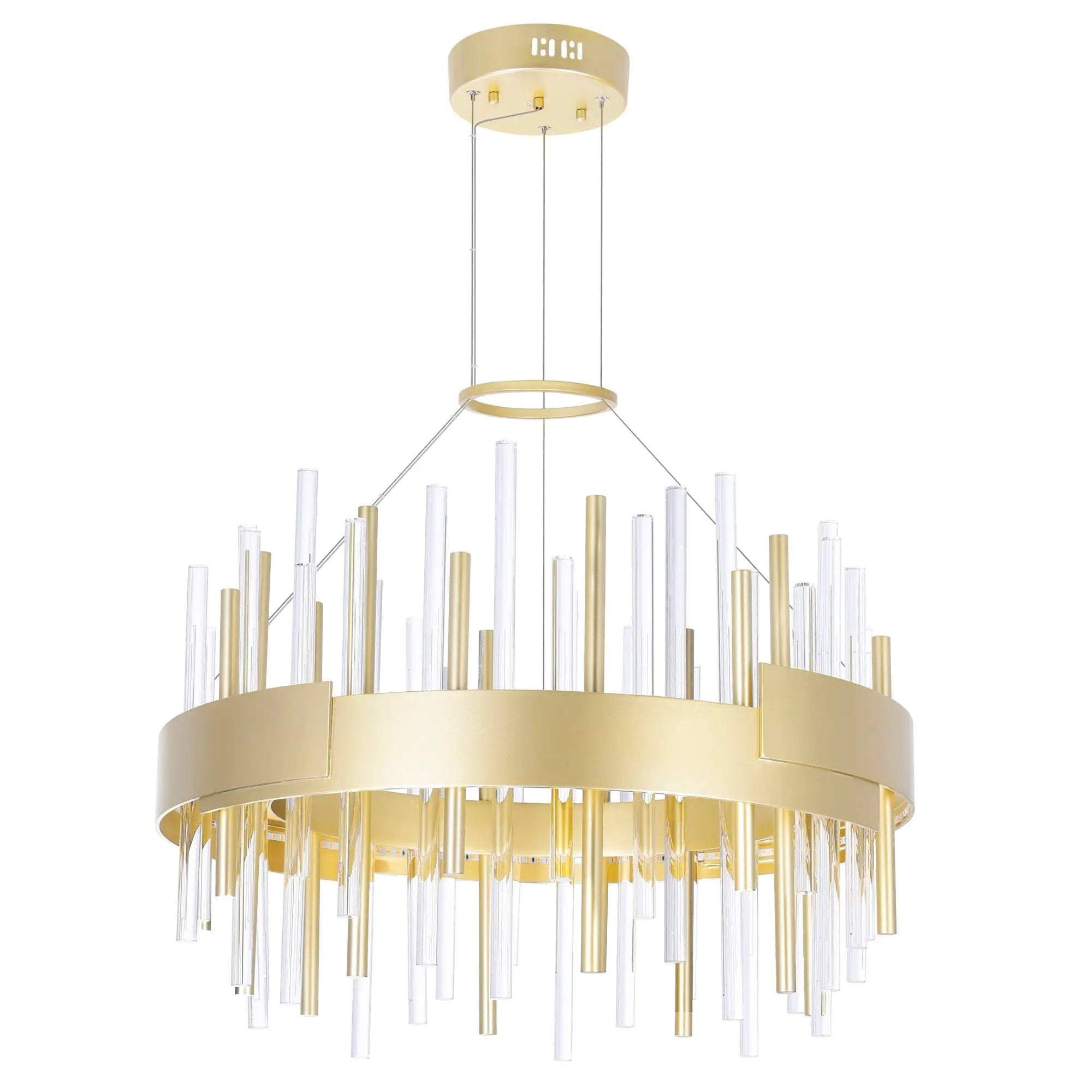 satin gold mount base