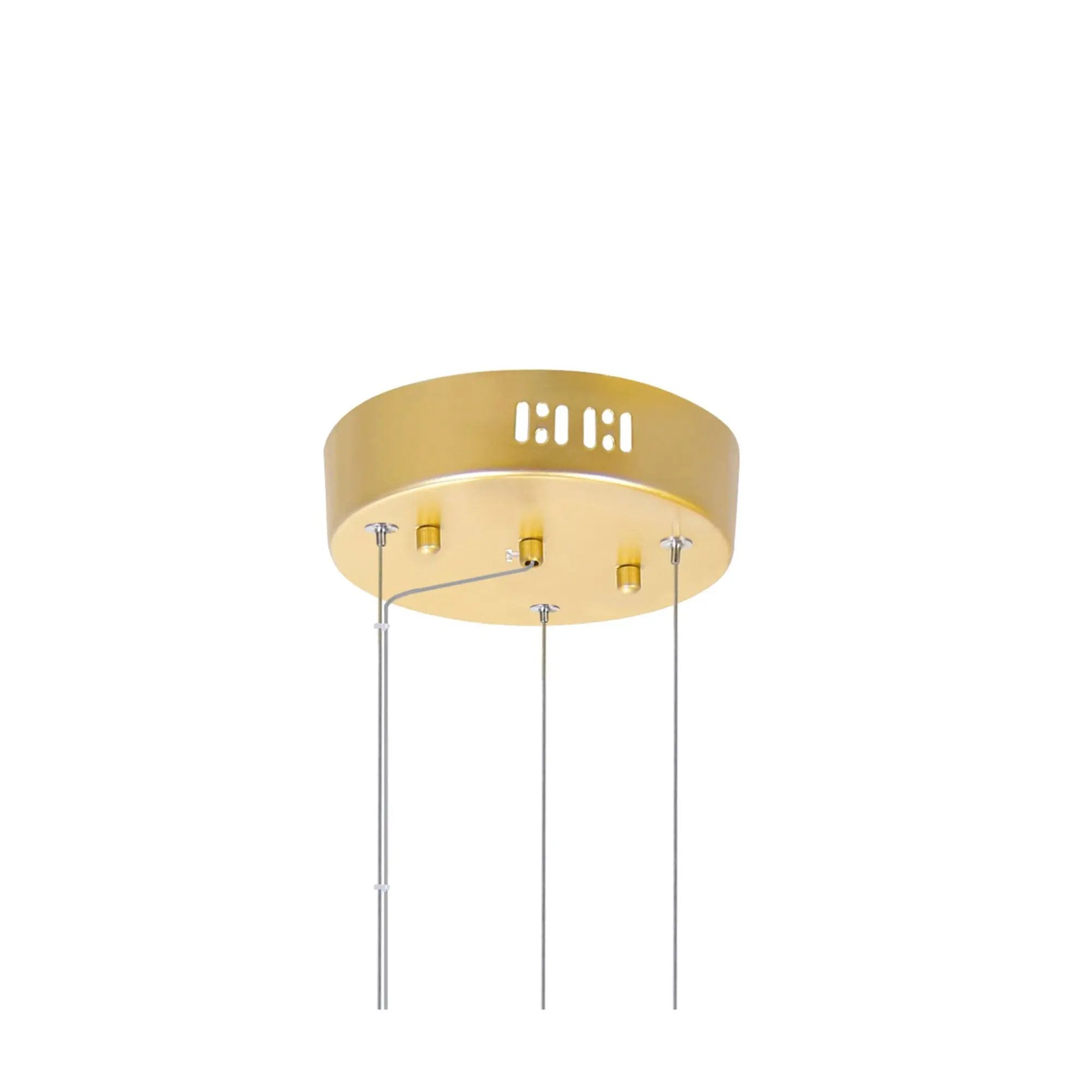 satin gold mount base