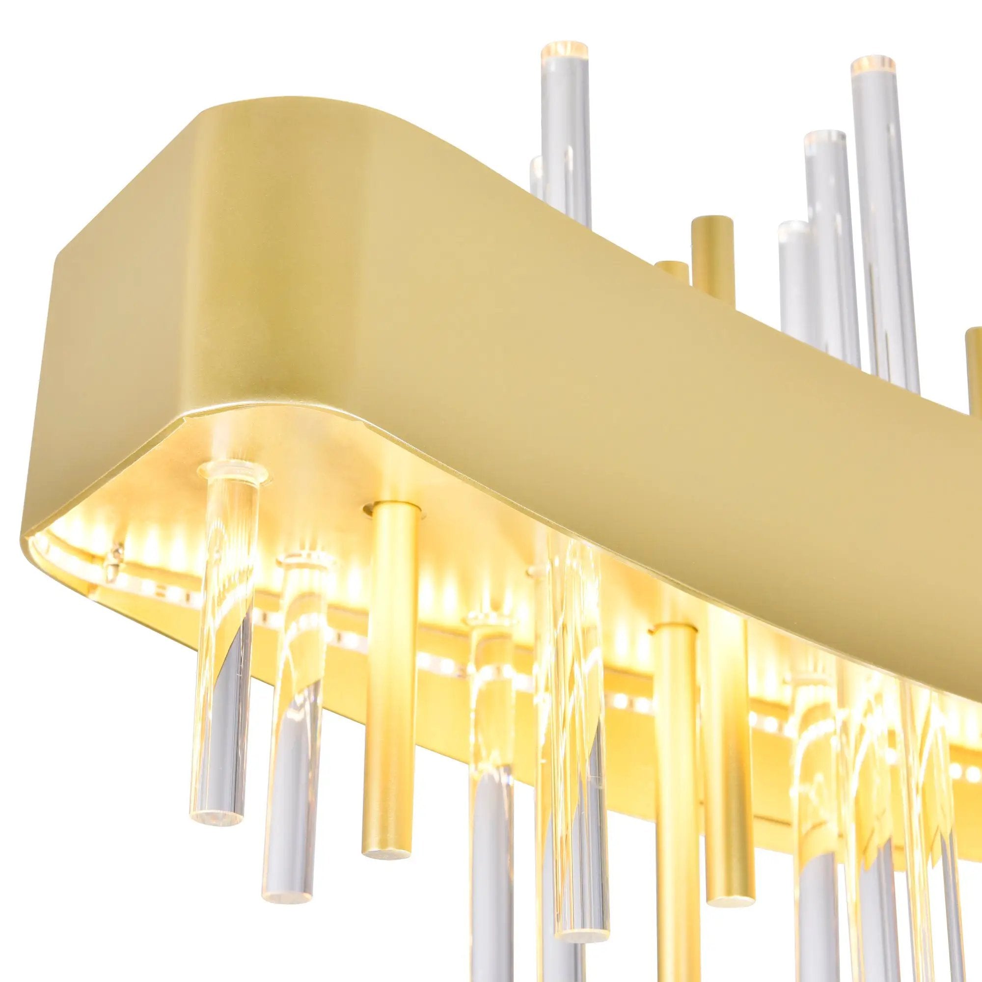 satin gold mount base