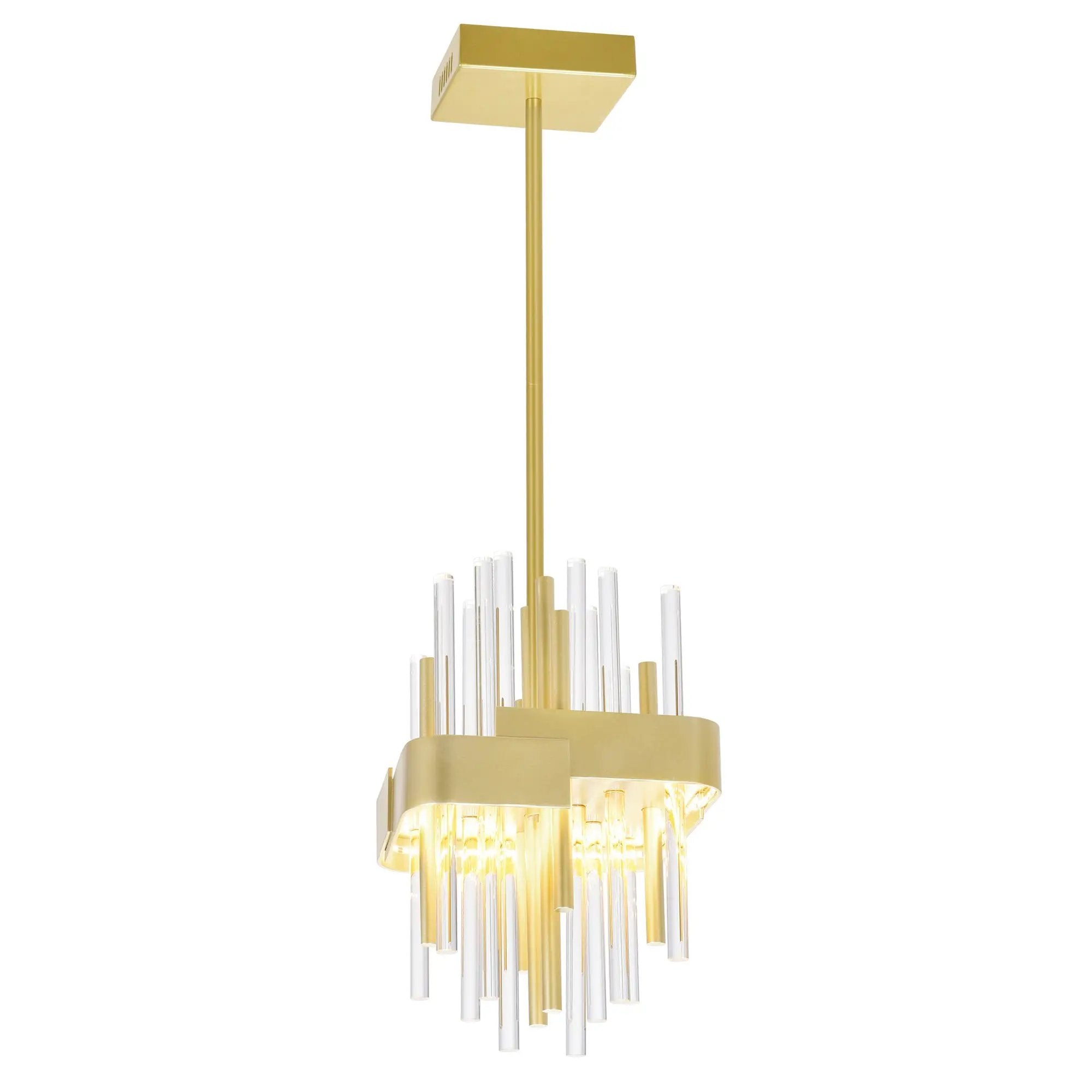 satin gold mount base
