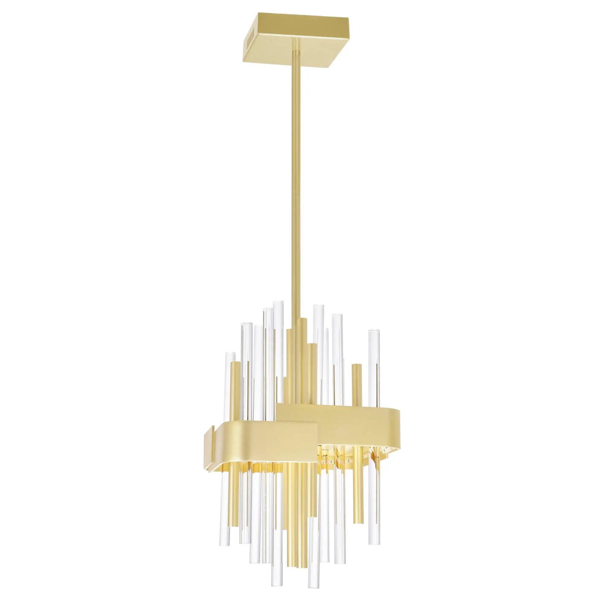 satin gold mount base