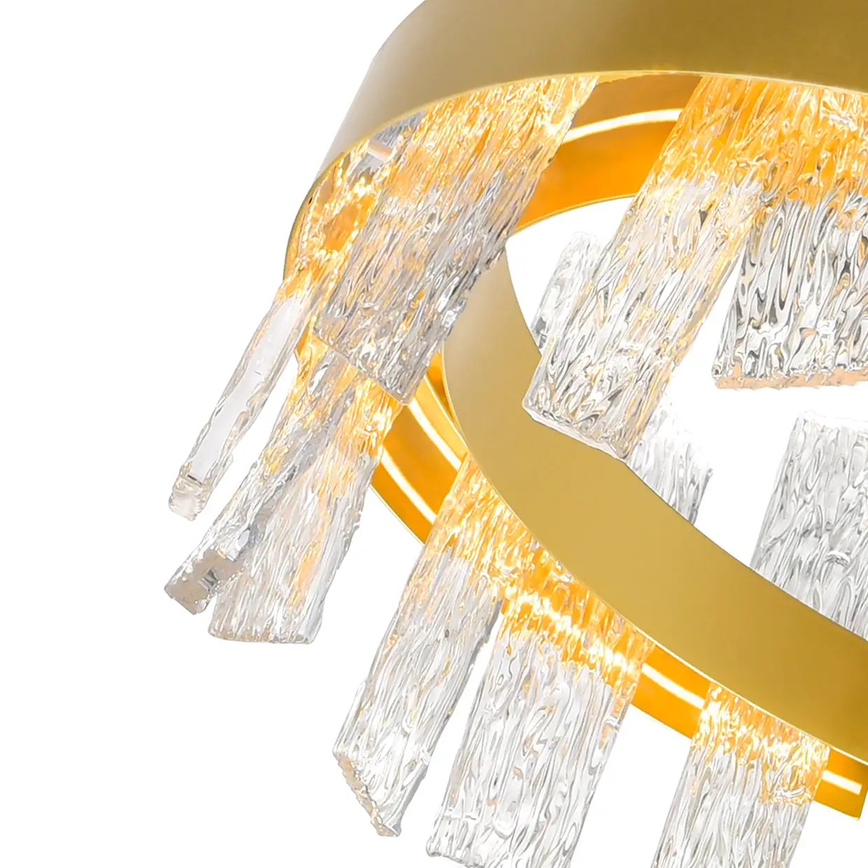 satin gold mount base