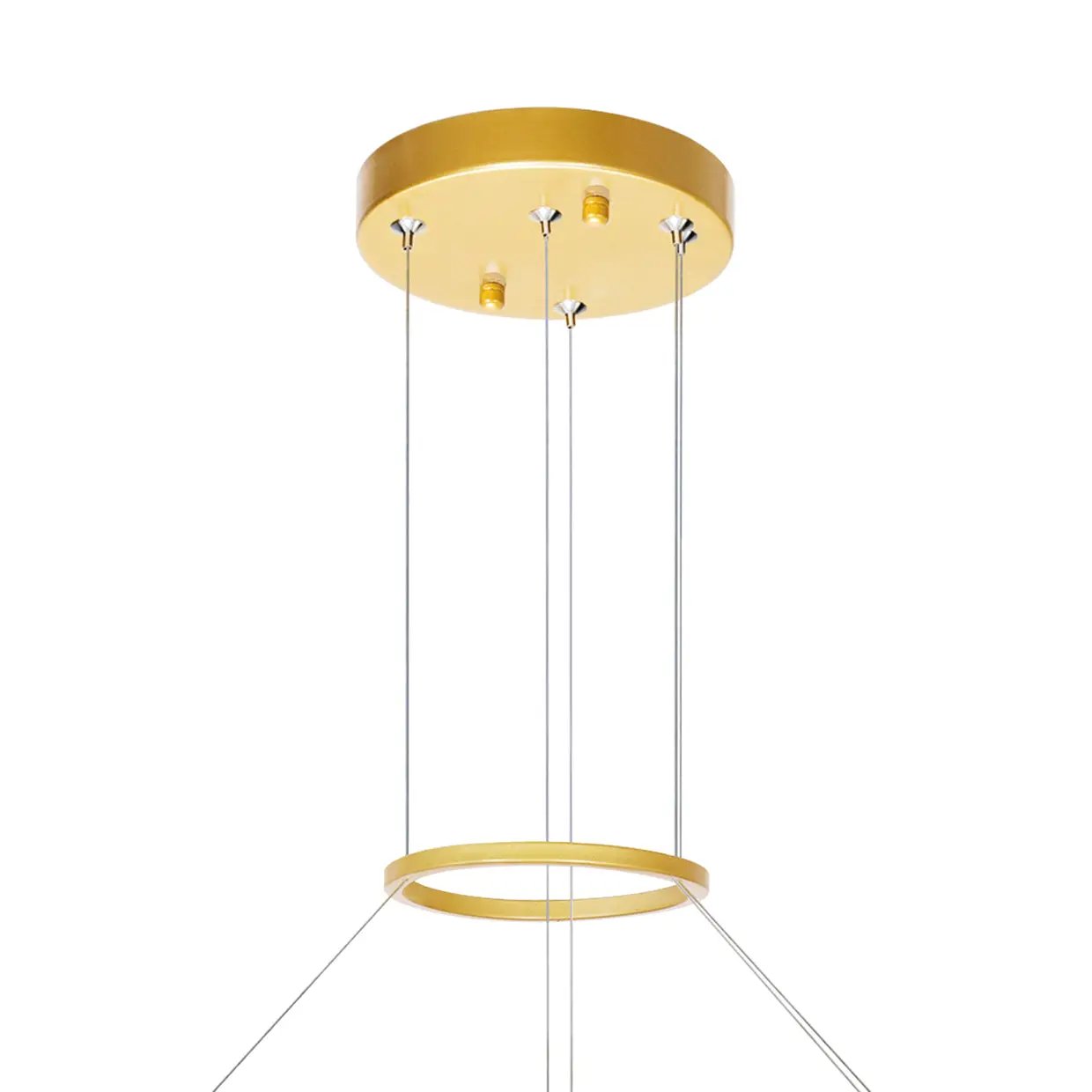 satin gold mount base